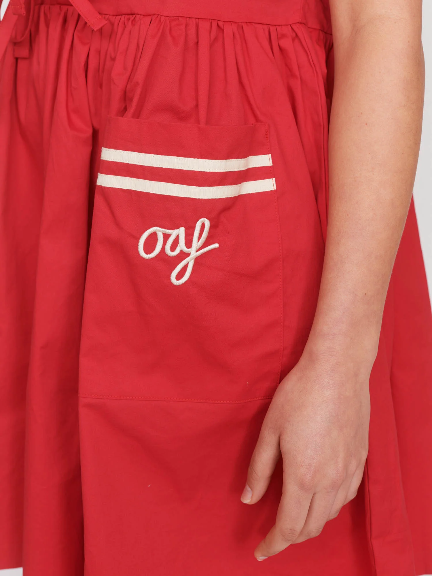 Red Mini Sailor Dress - Image 4