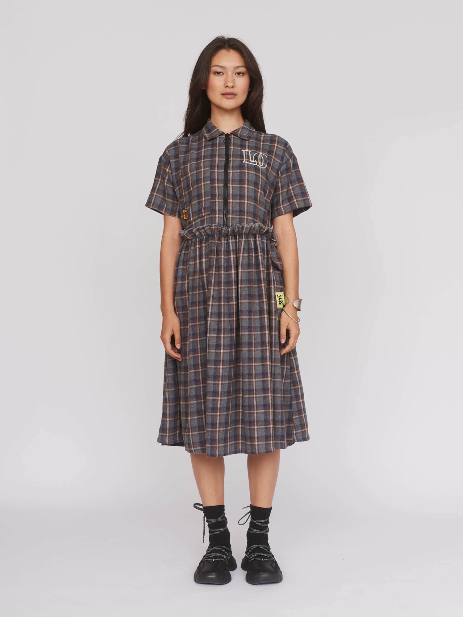 Mismatch Midi Dress - Image 2