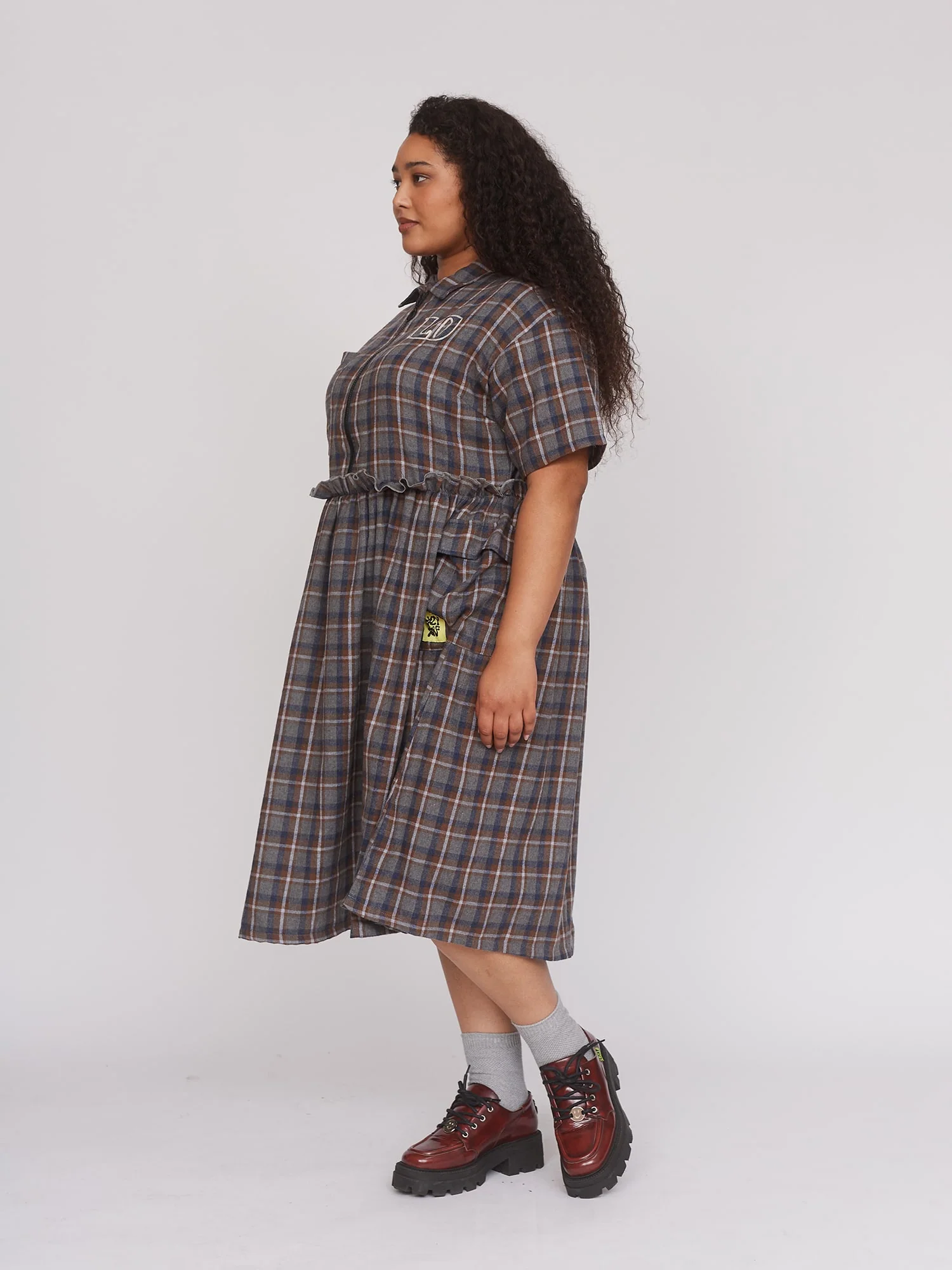 Mismatch Midi Dress - Image 3