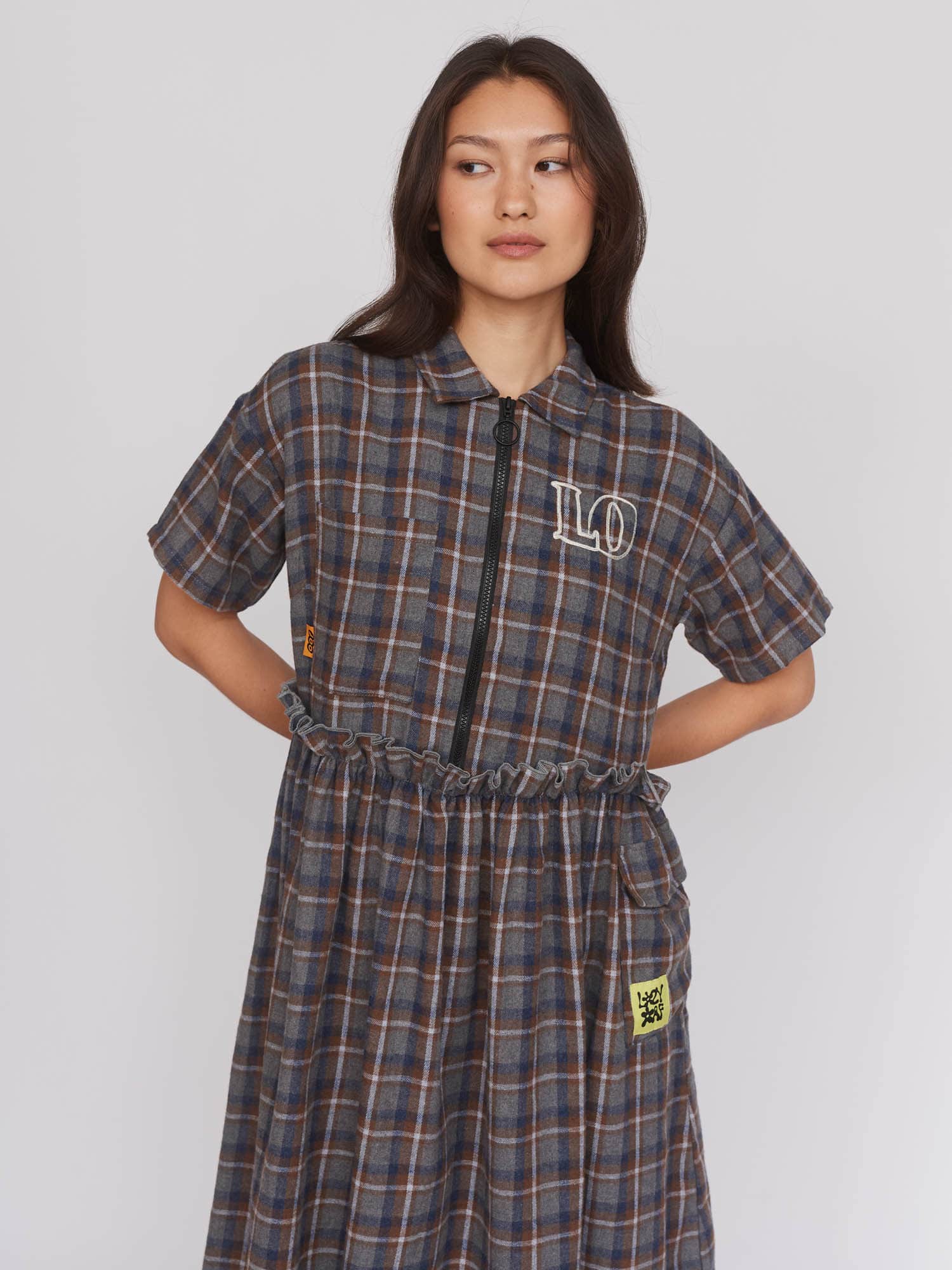 Mismatch Midi Dress - Image 5