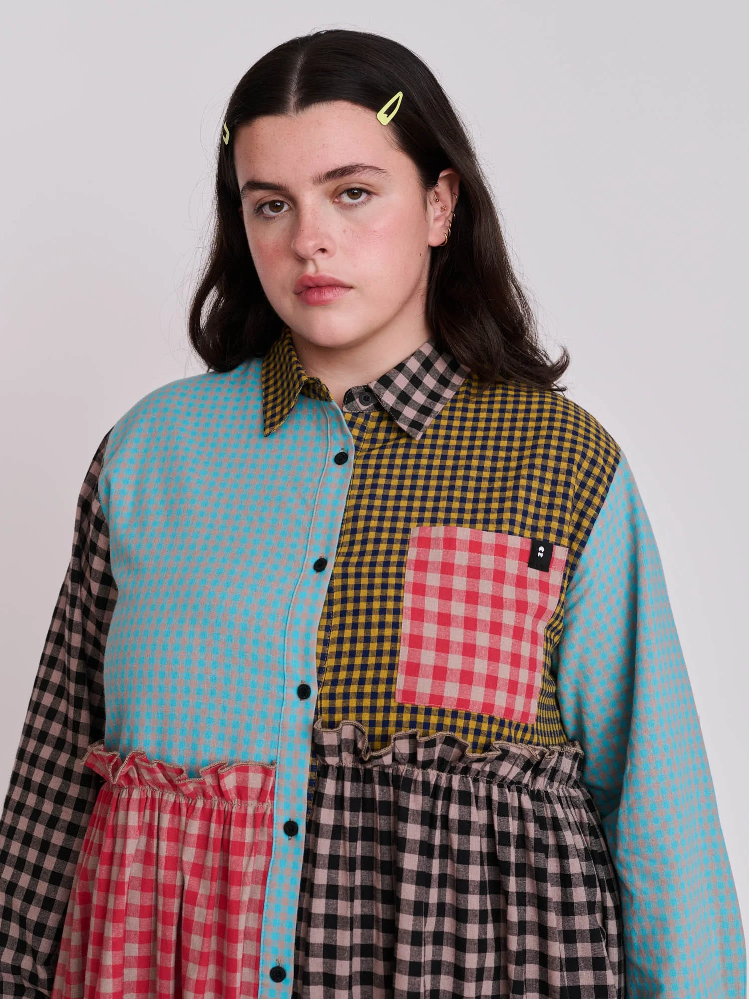 Mismatched Shirt Dress - Image 6