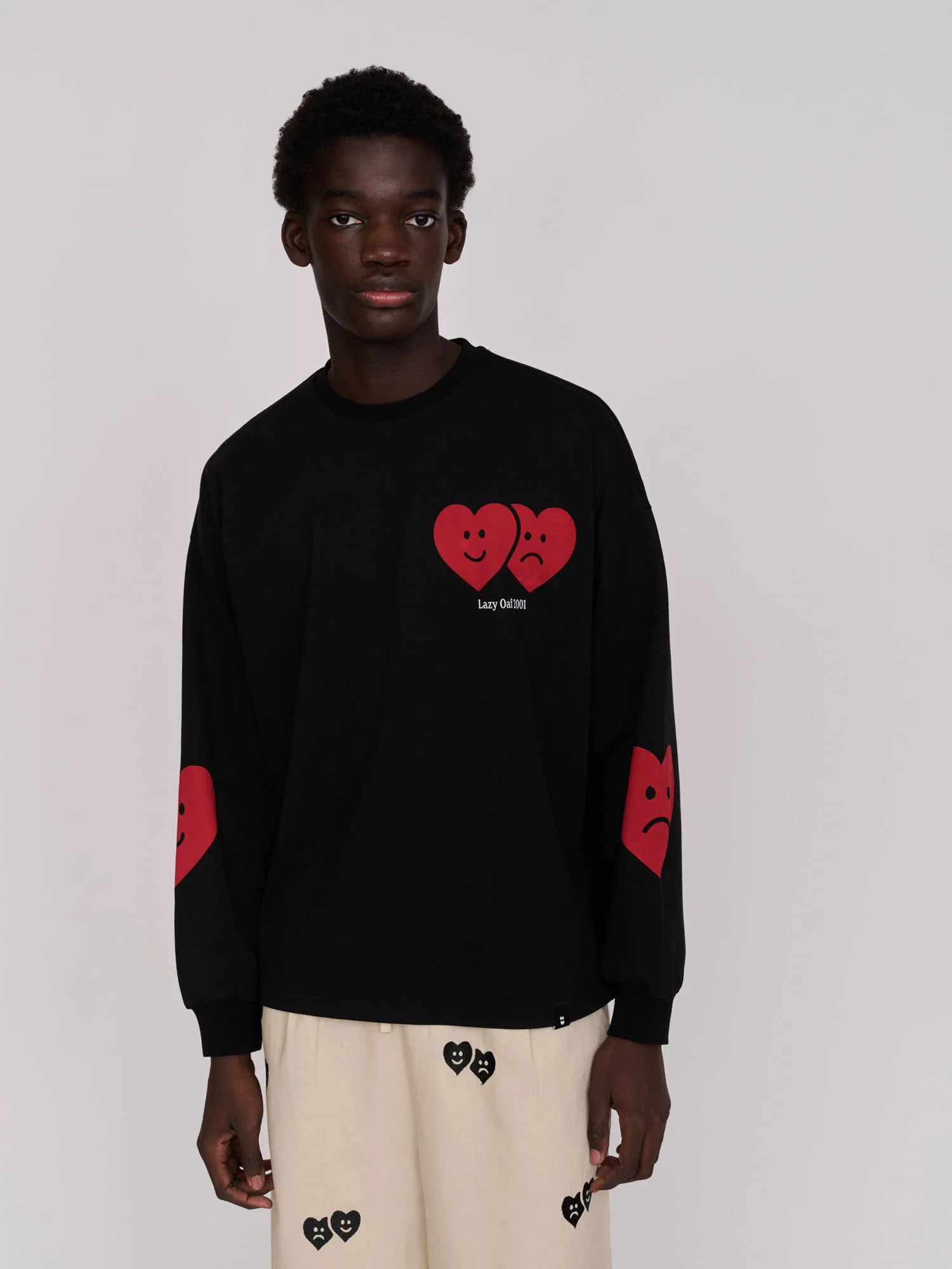 Mixed Emotions Black Long Sleeve T-Shirt