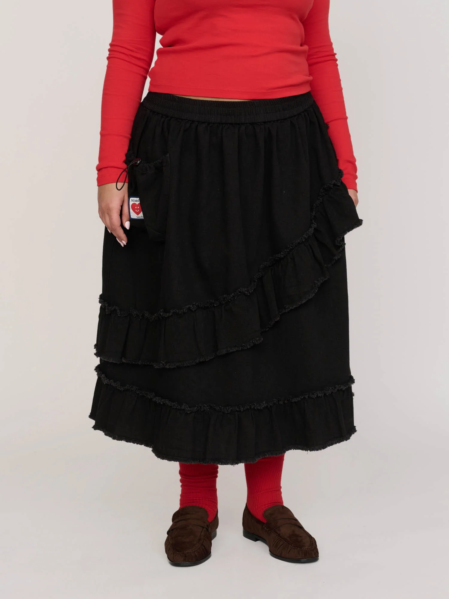 Mixed Frill Skirt - Image 3