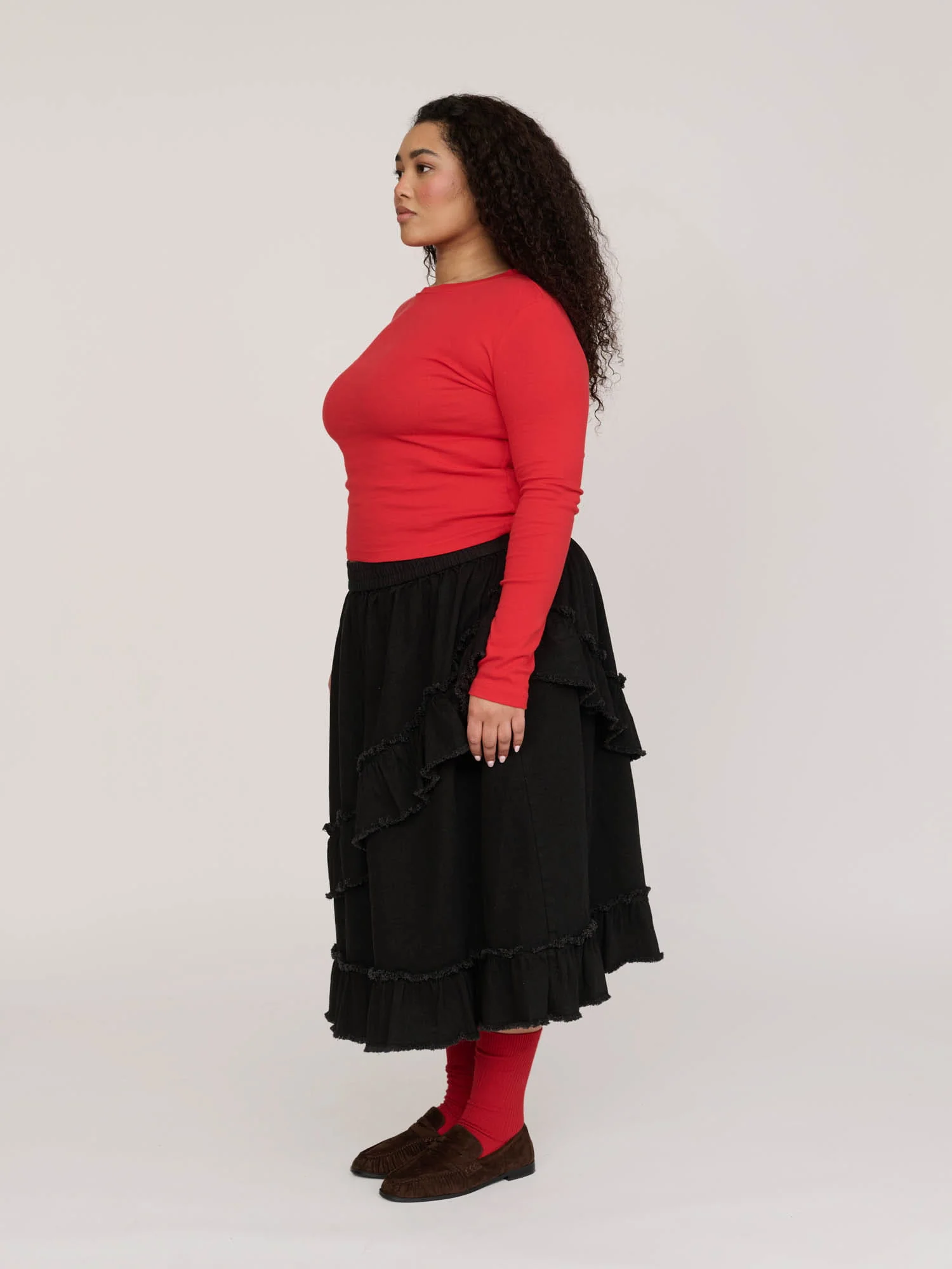Mixed Frill Skirt - Image 4