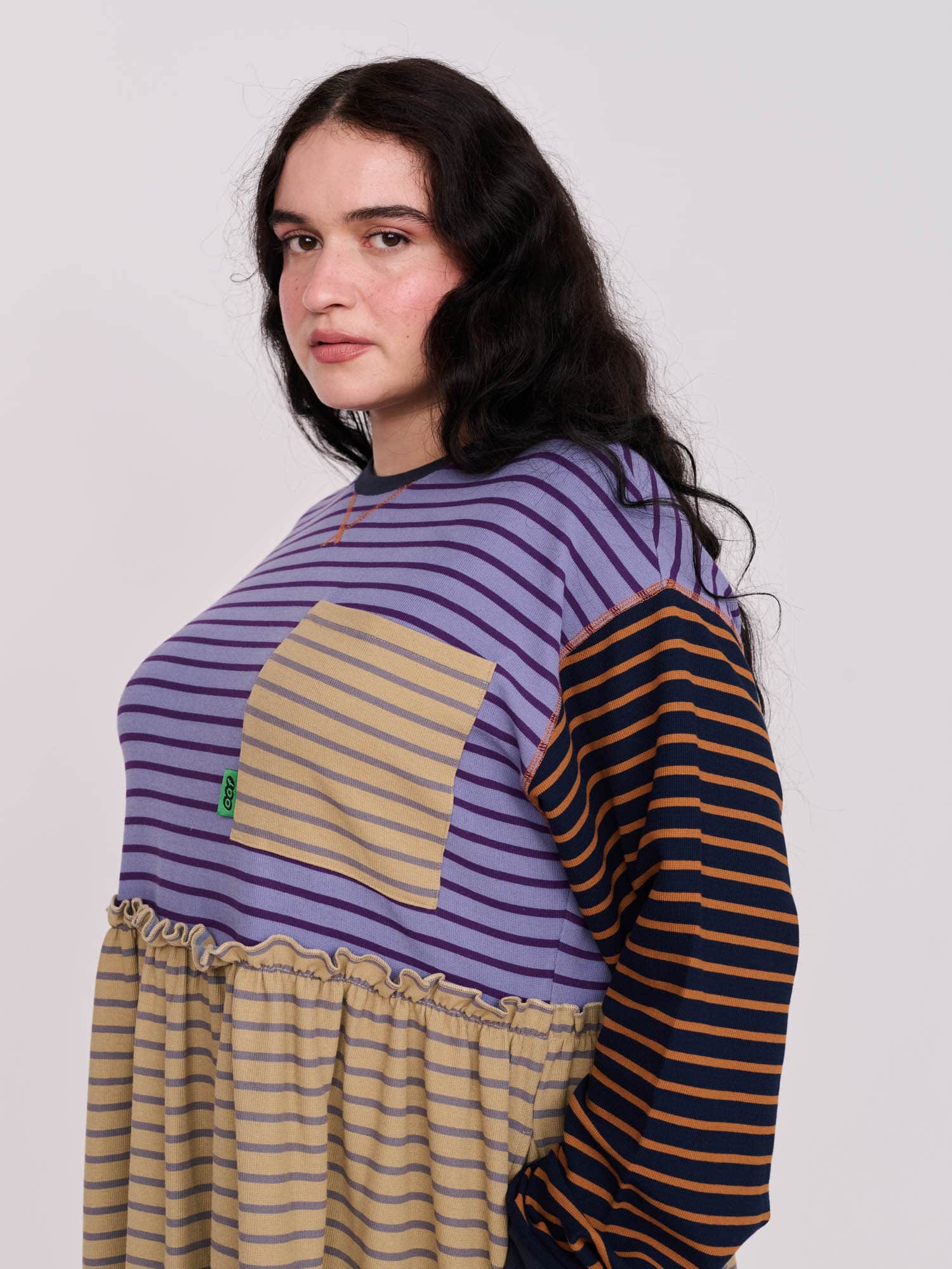 Mixed Stripe Sally Dress - Image 3