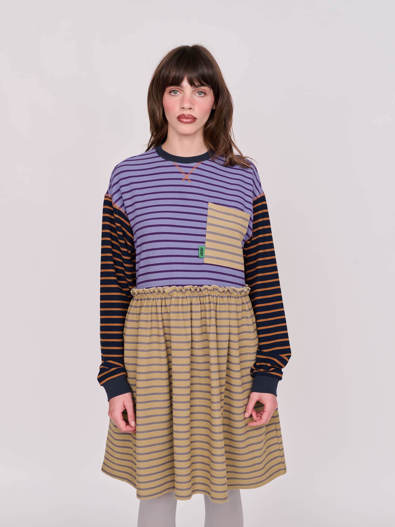 Mixed Stripe Sally Dress - Image 4