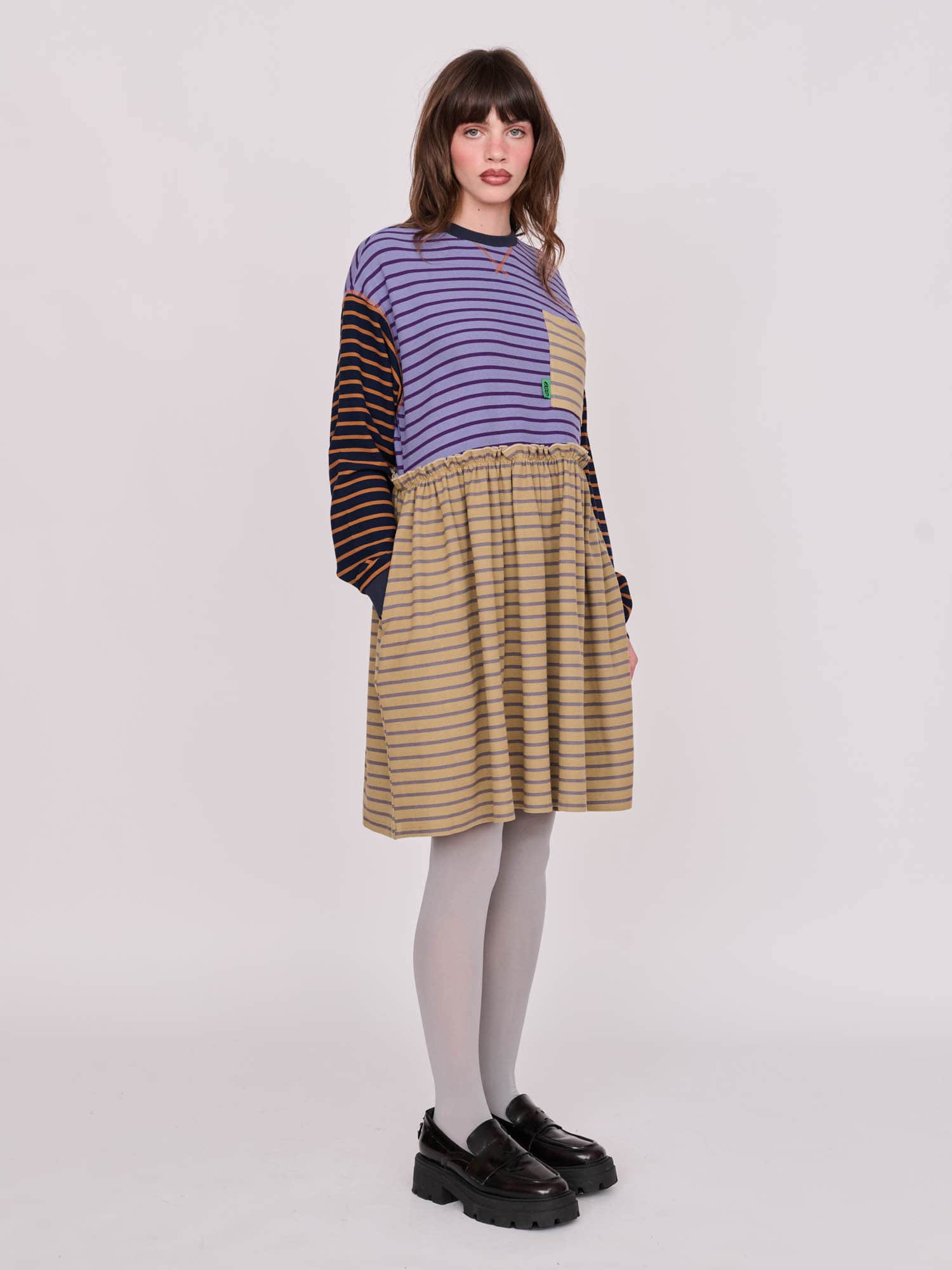 Mixed Stripe Sally Dress - Image 6