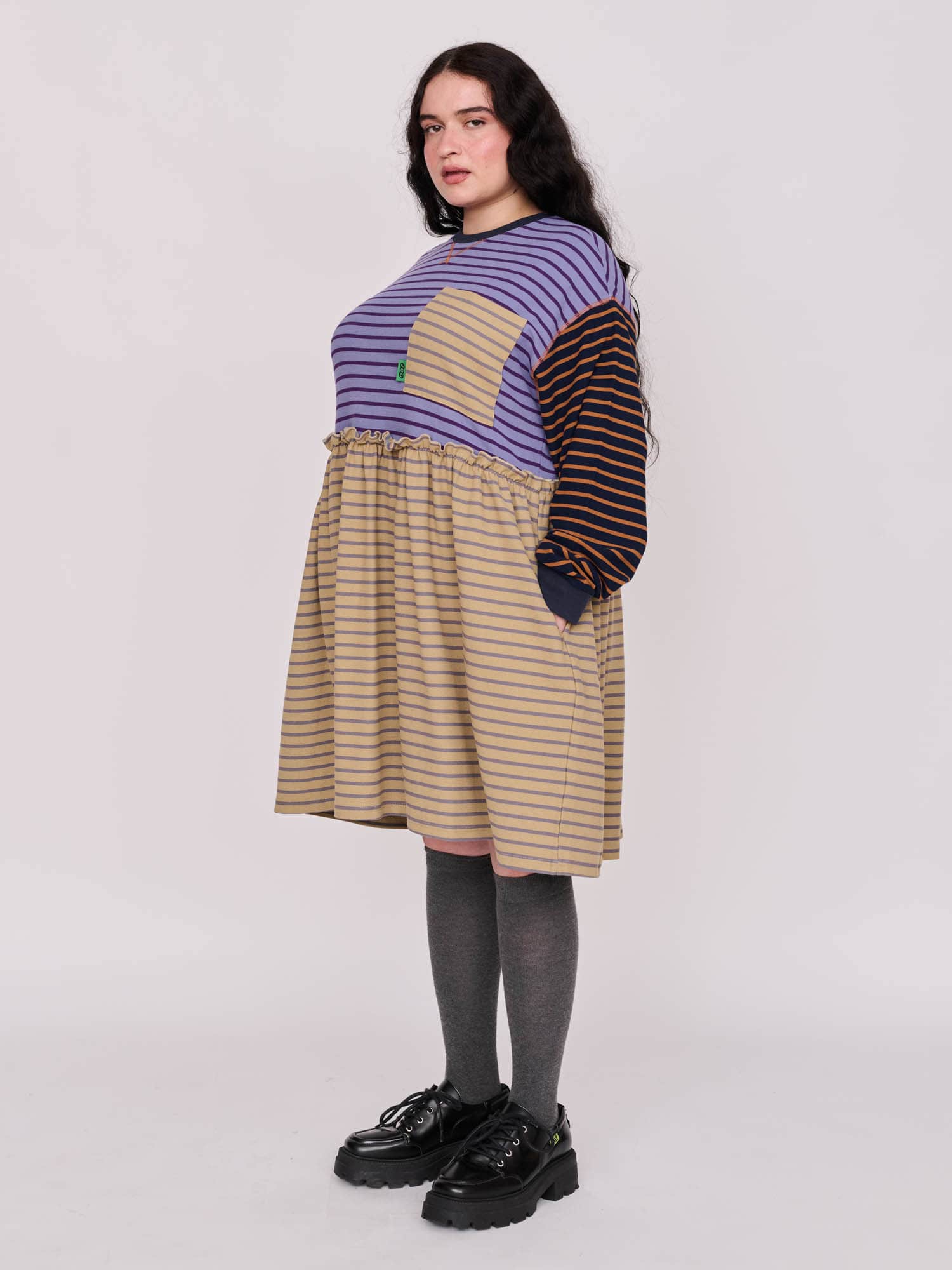 Mixed Stripe Sally Dress - Image 7