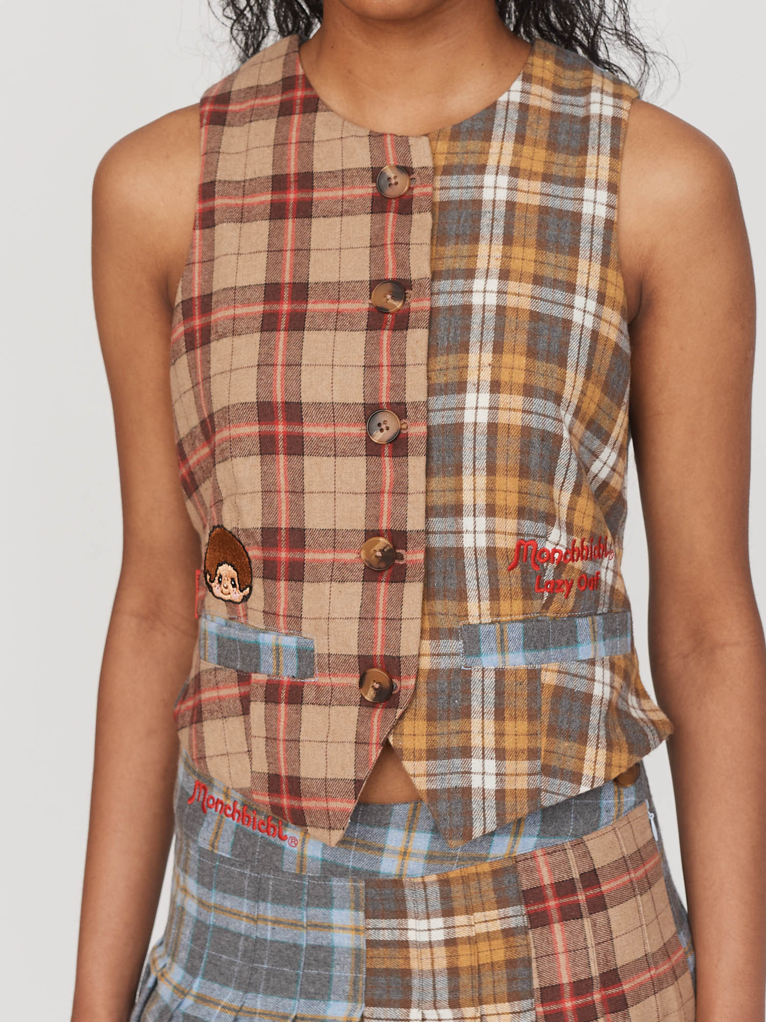 Monchhichi x Lazy Oaf Button Up Top - Image 2