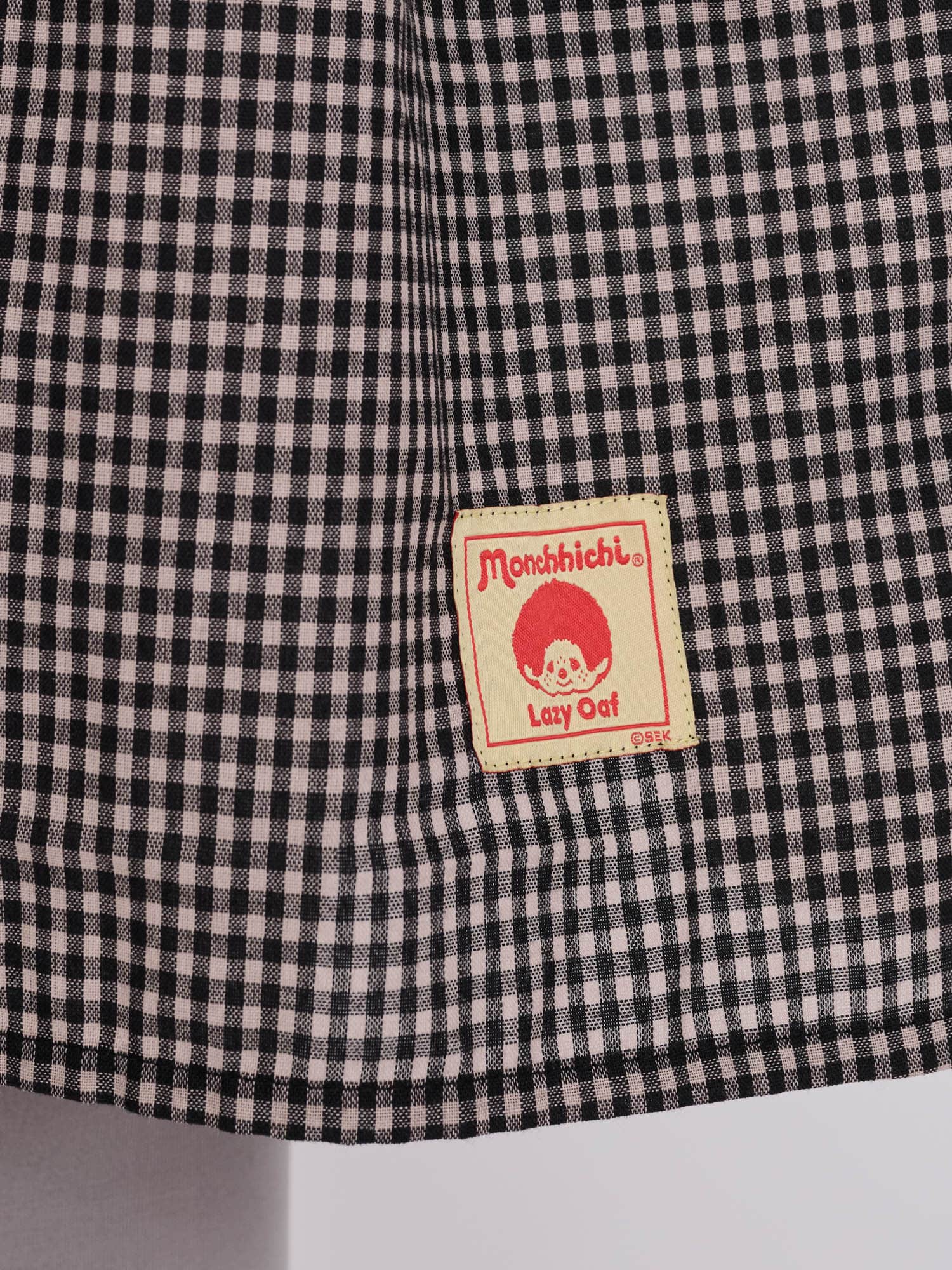 Monchhichi x Lazy Oaf Gingham Dress - Image 7