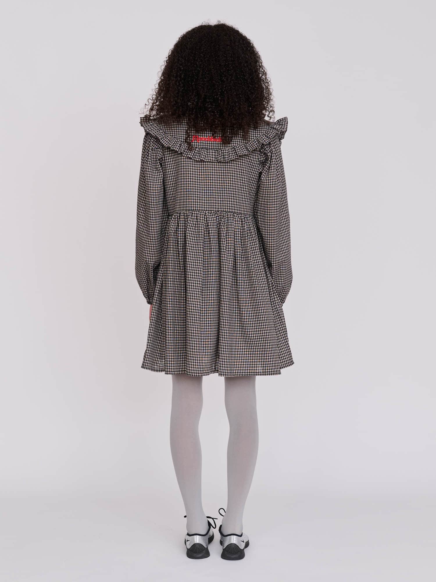 Monchhichi x Lazy Oaf Gingham Dress - Image 9