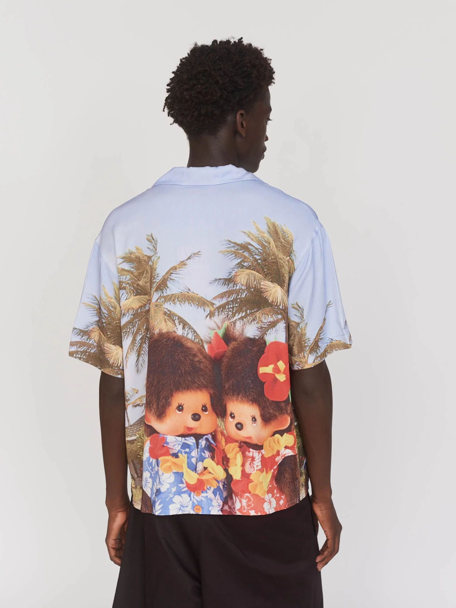 Monchhichi x Lazy Oaf Holiday Bowling Shirt - Image 9