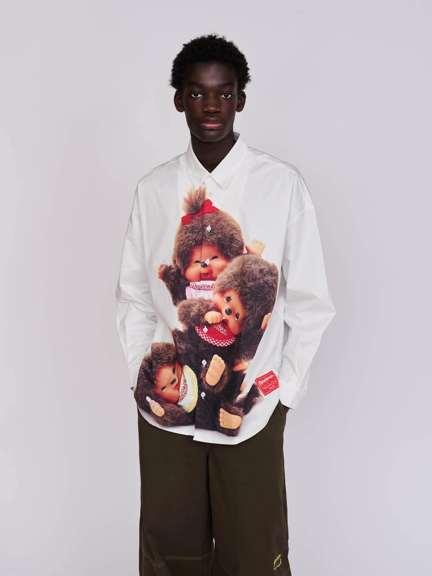 Monchhichi x Lazy Oaf Long Sleeve Shirt - Image 2