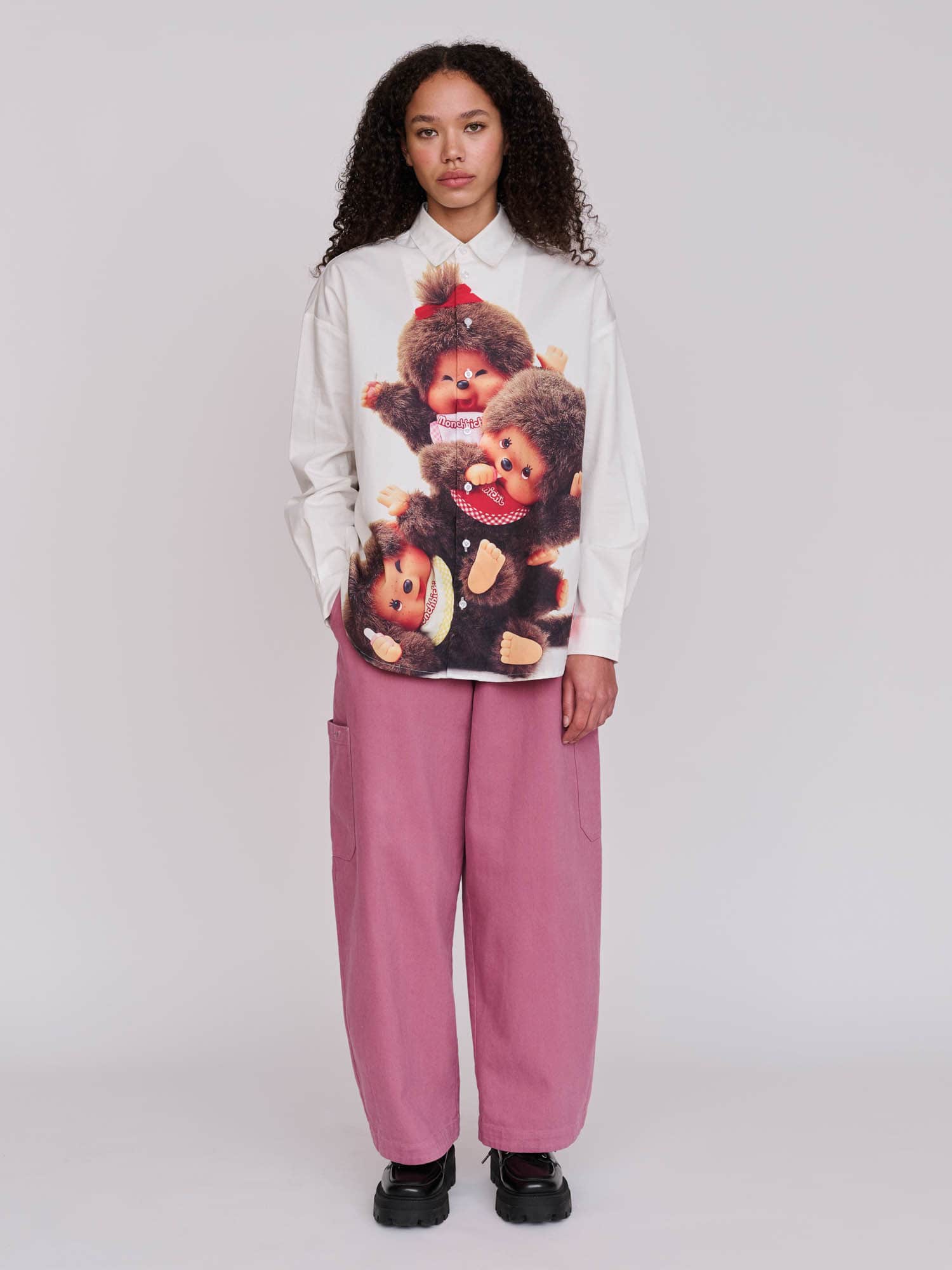 Monchhichi x Lazy Oaf Long Sleeve Shirt - Image 6