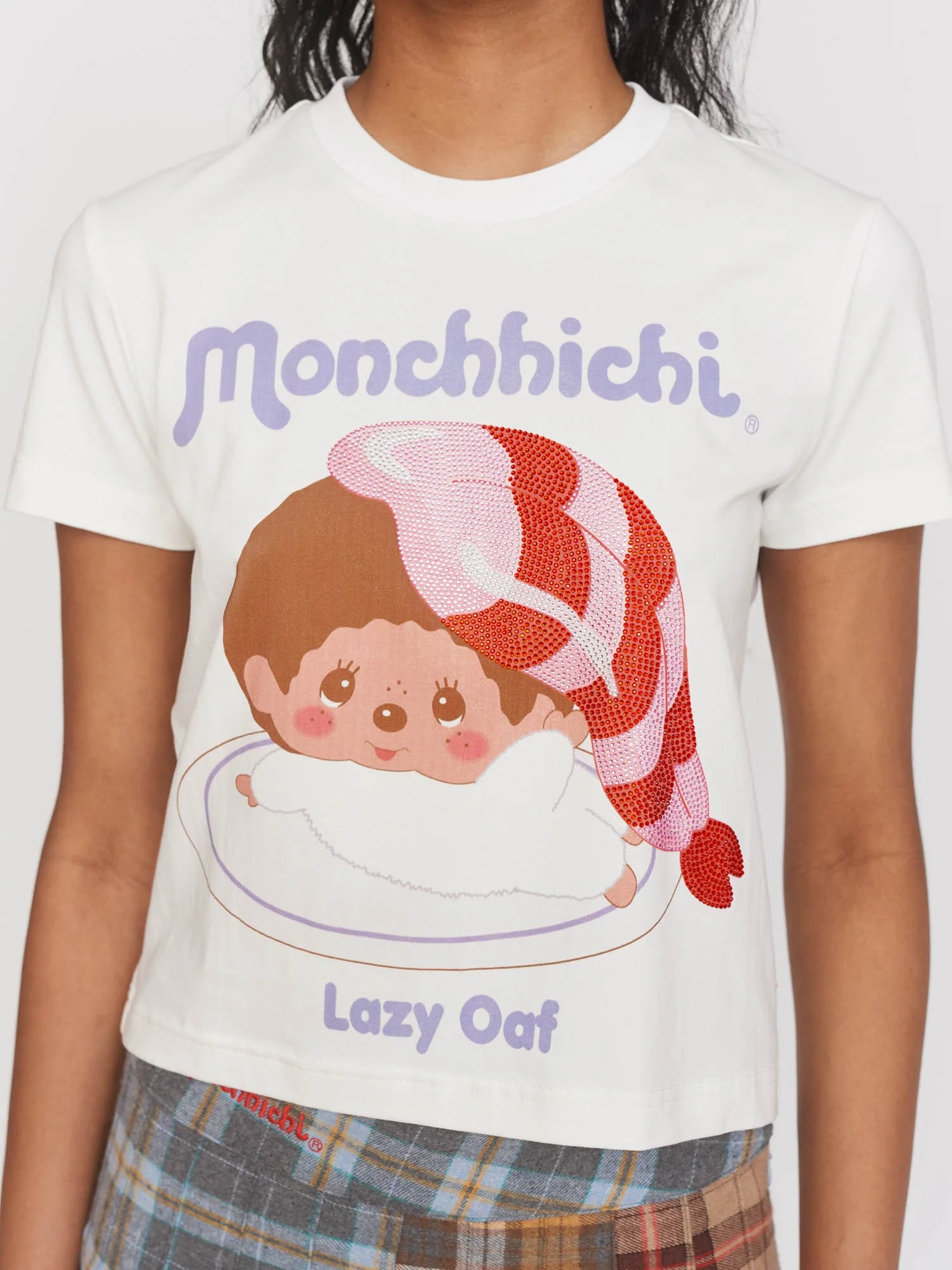Monchhichi x Lazy Oaf Sushi Gem Fitted Tee - Image 7