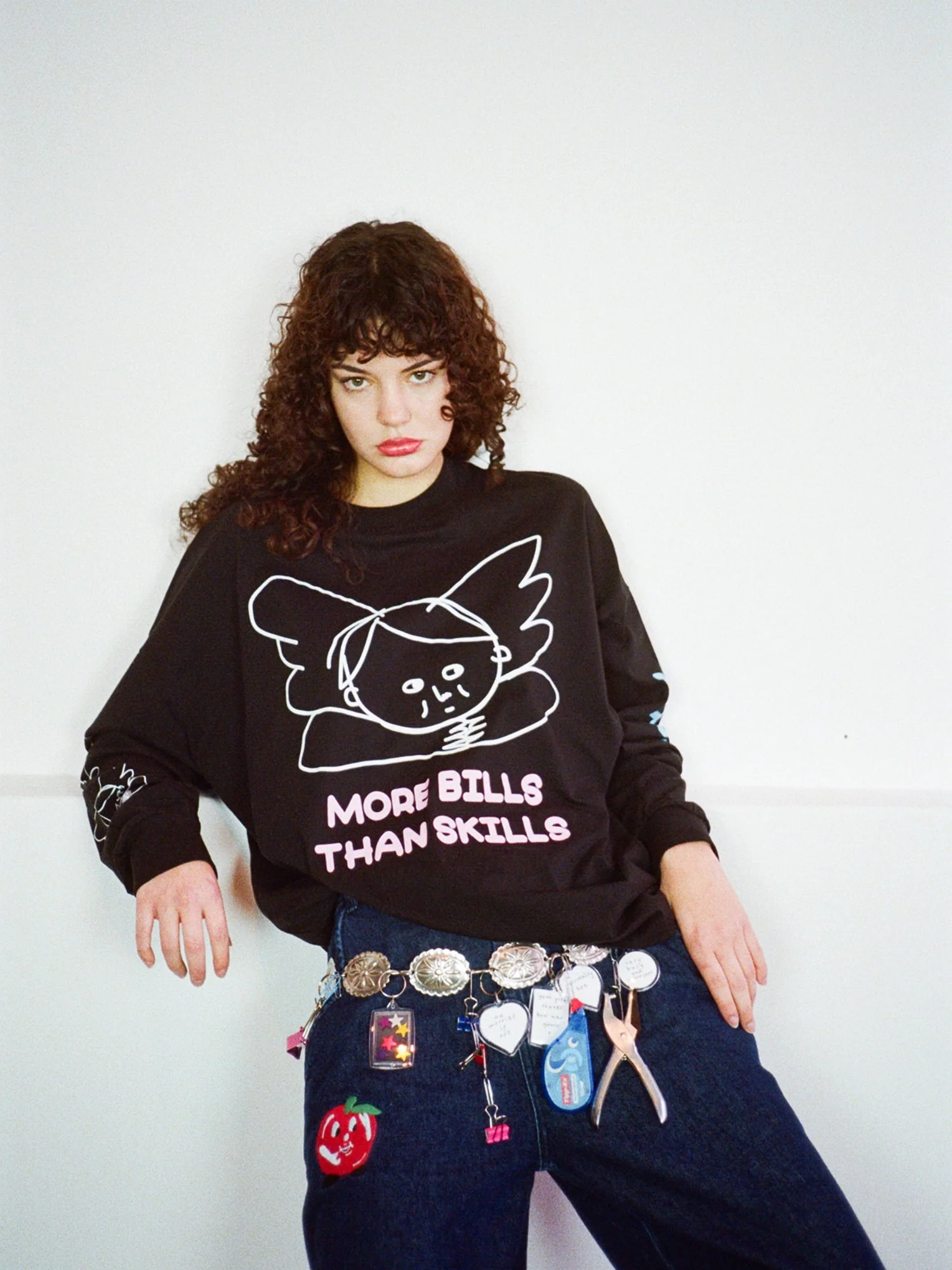 More Bills Than Skills Long-Sleeve T-Shirt - Image 2