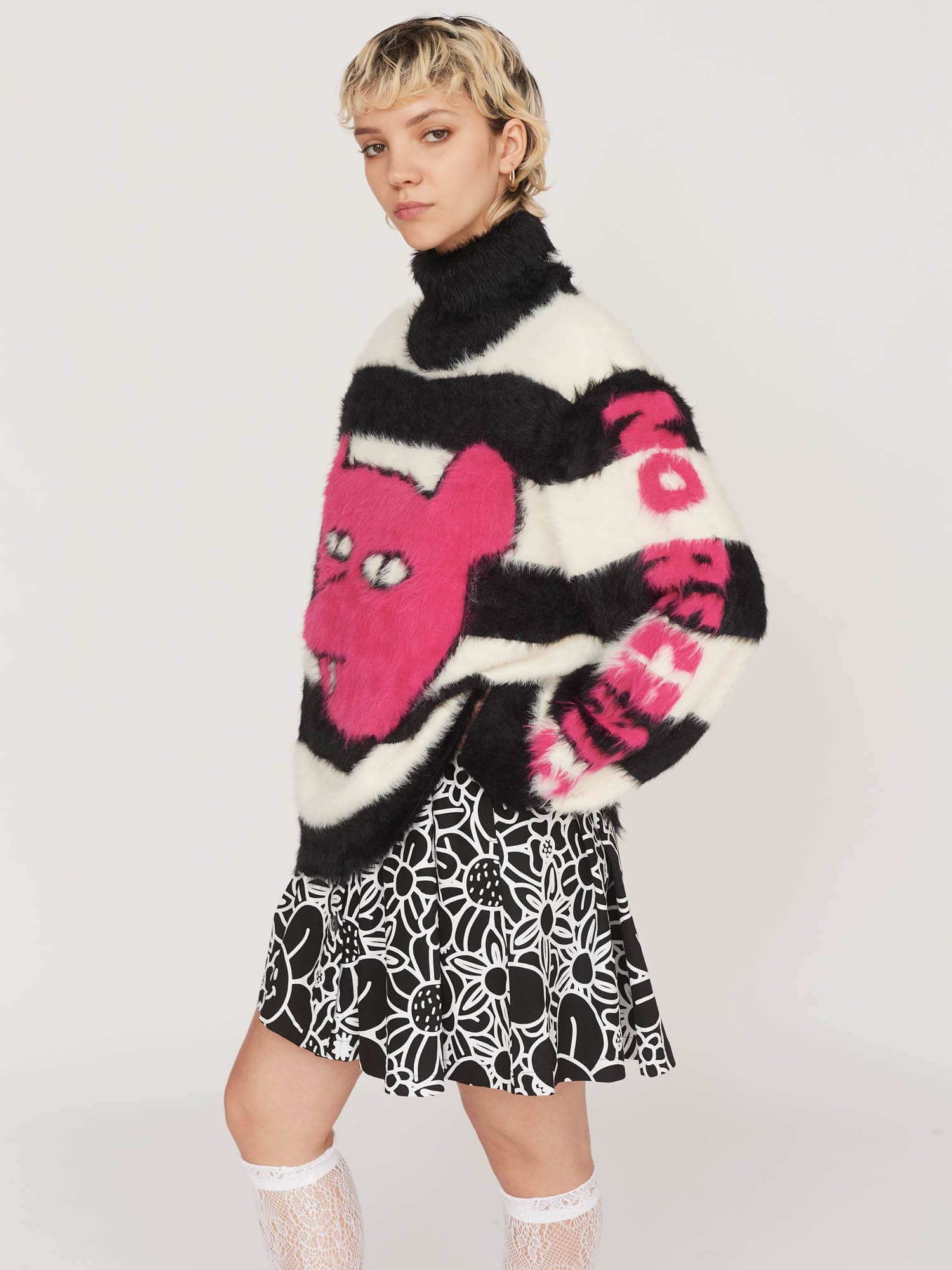 No Regrats Roll Neck Knitted Jumper - Image 4