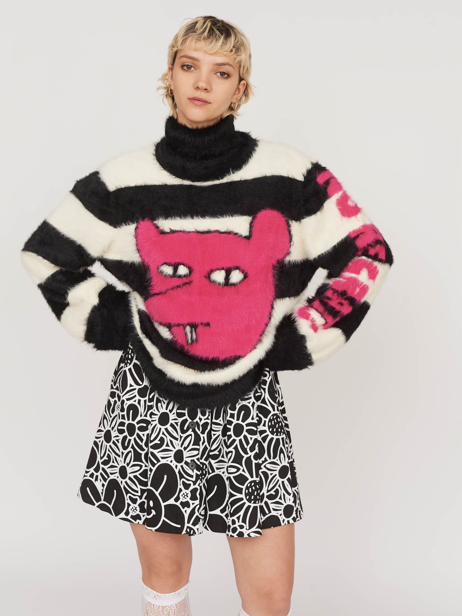 No Regrats Roll Neck Knitted Jumper - Image 7