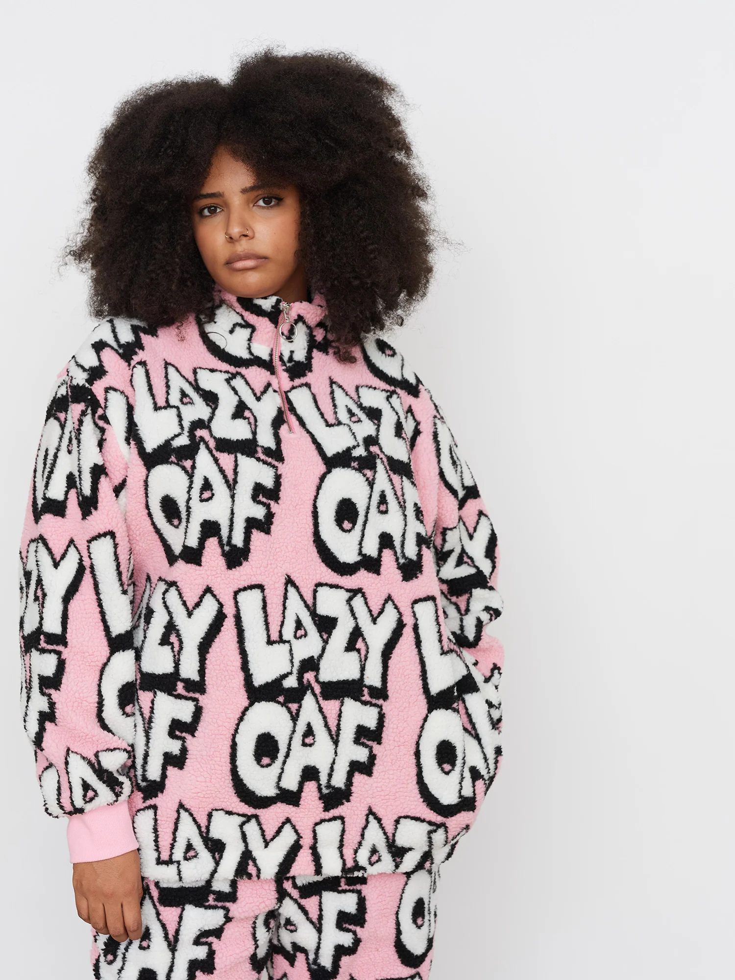 Oaf Cartoon 1/4 Zip Fleece - Image 5