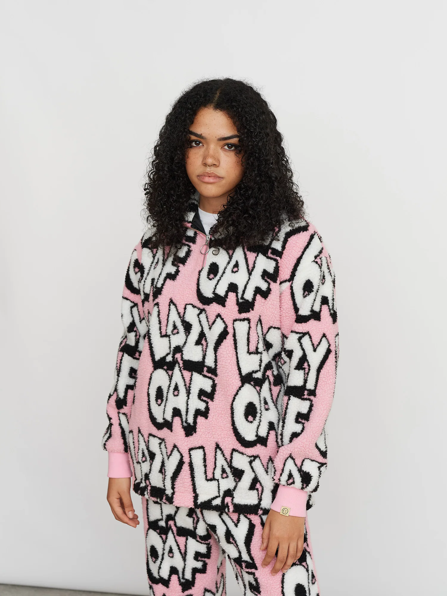 Oaf Cartoon 1/4 Zip Fleece - Image 7
