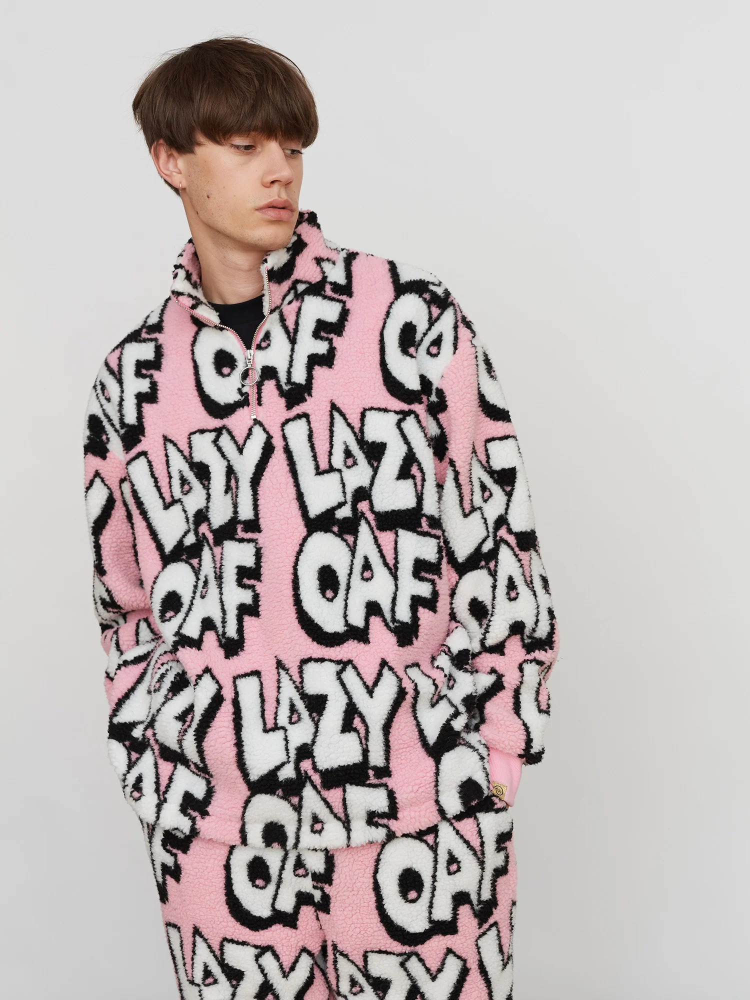 Oaf Cartoon 1/4 Zip Fleece - Image 8