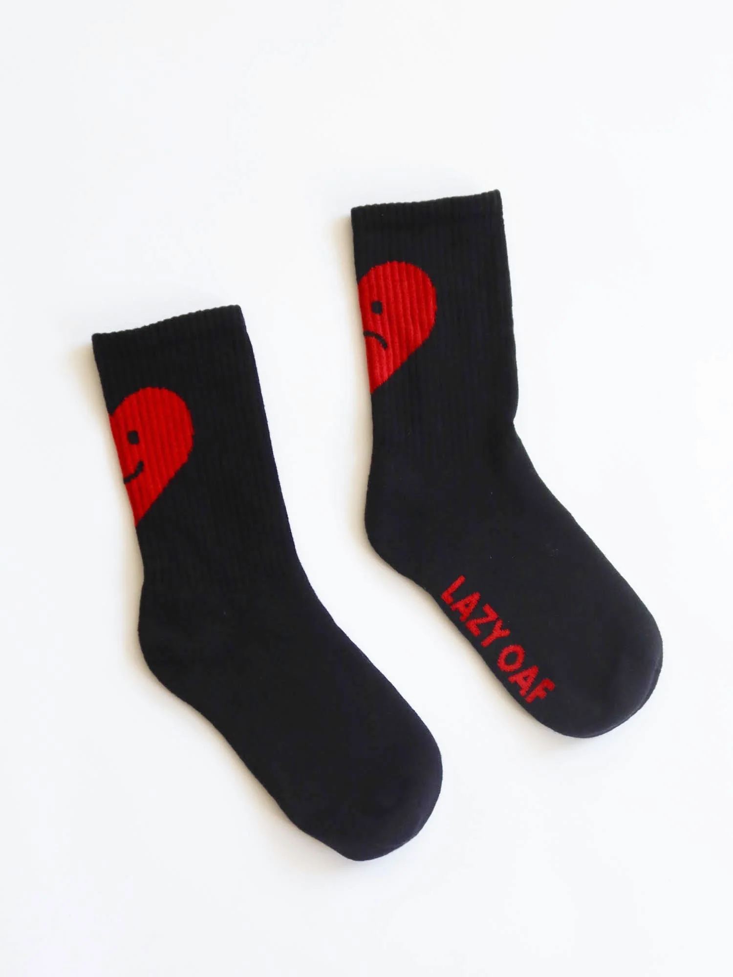 Oaf Heart Black Socks