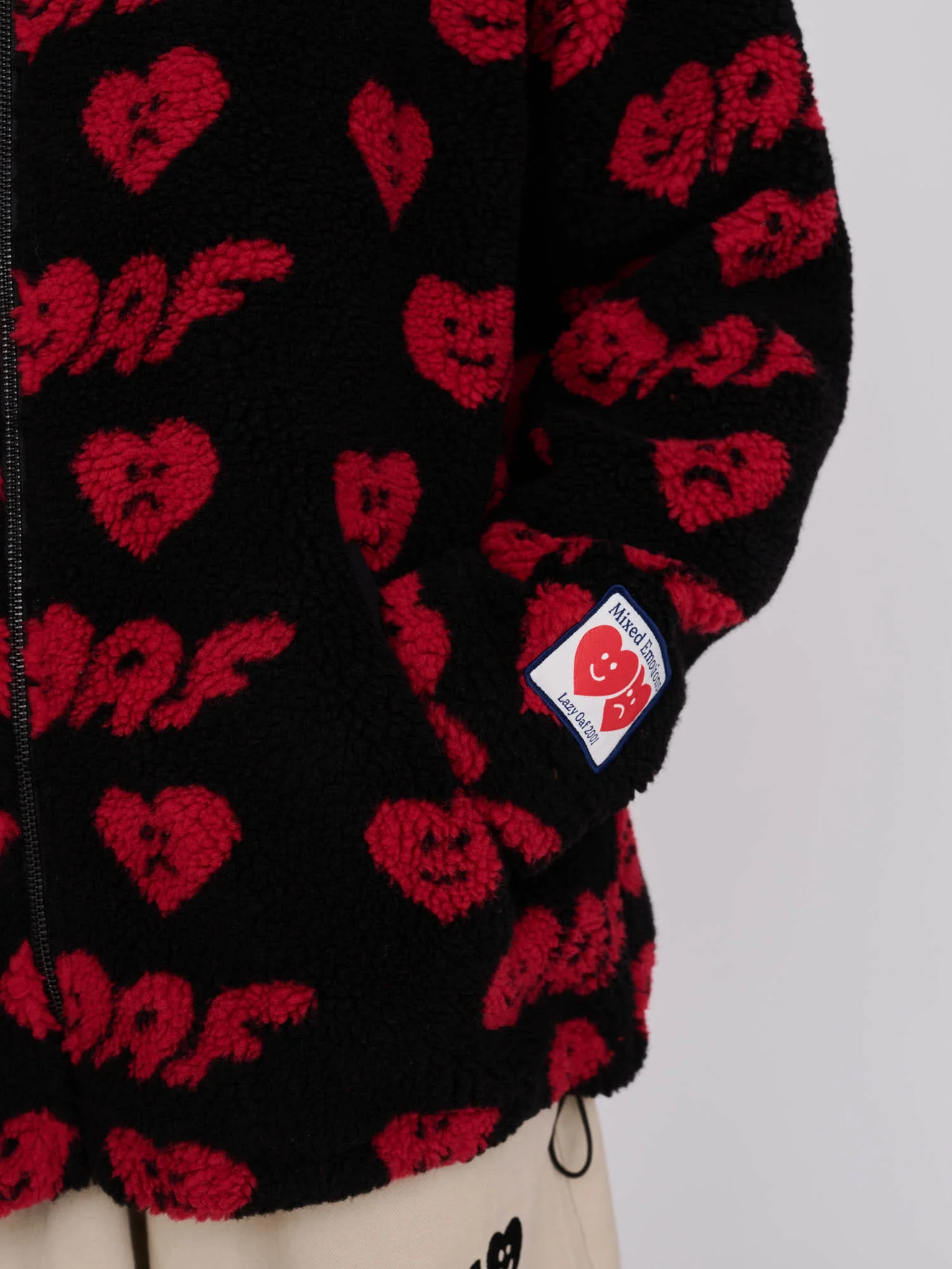 Oaf Heart Zip Through Fleece - Image 4