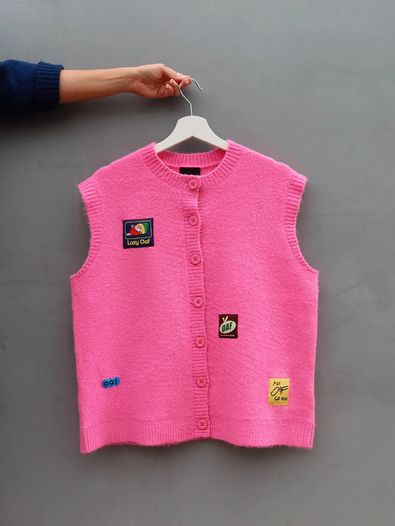 Oaf Labels Button Through Vest - Image 2