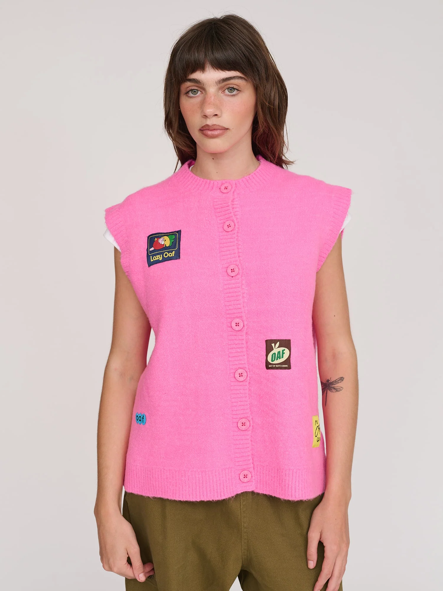 Oaf Labels Button Through Vest - Image 3