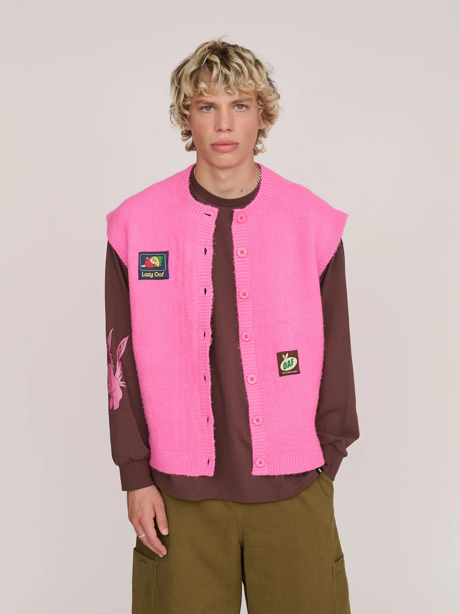 Oaf Labels Button Through Vest - Image 5