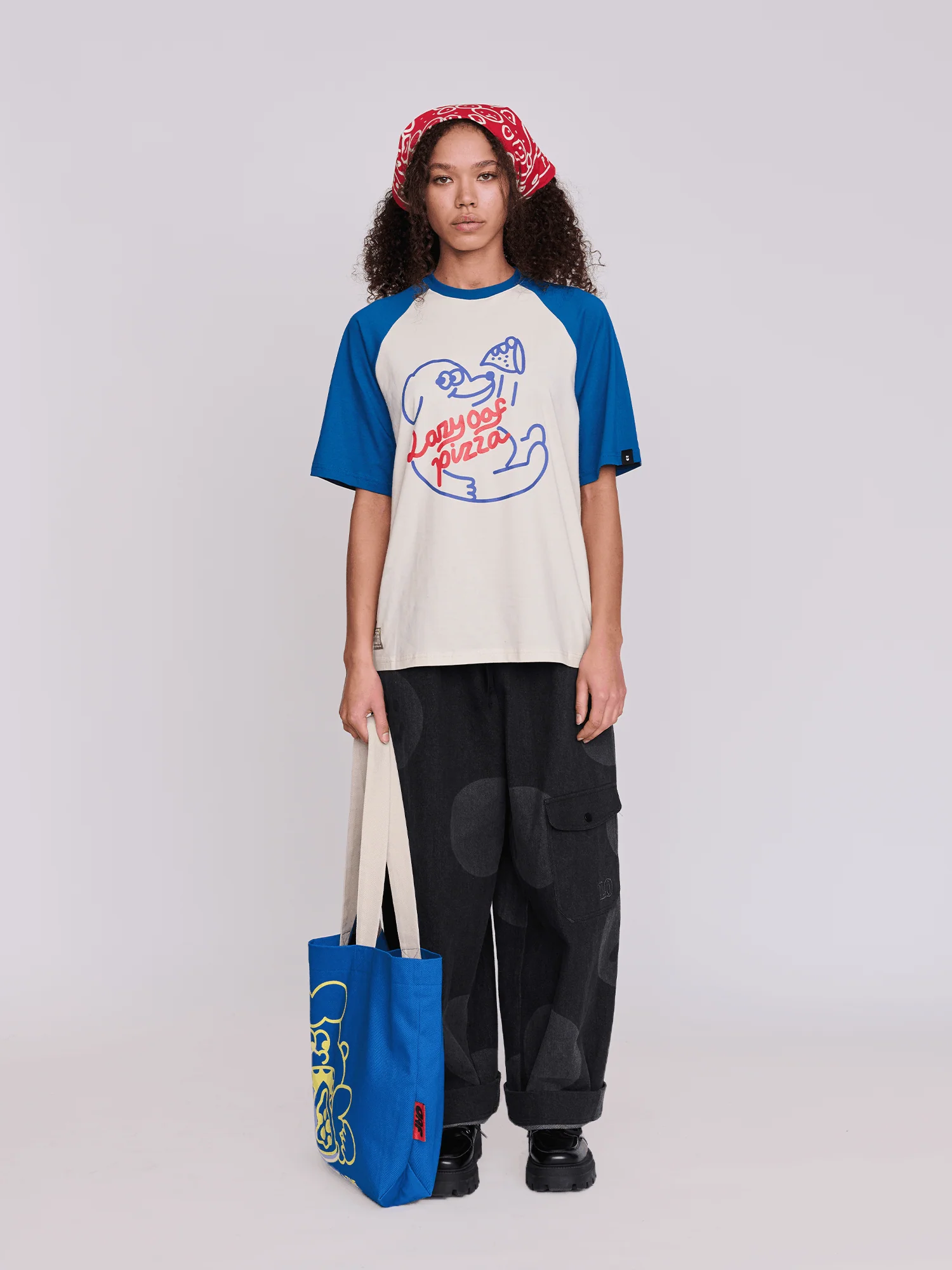Oaf Pizza Raglan T-Shirt - Image 6