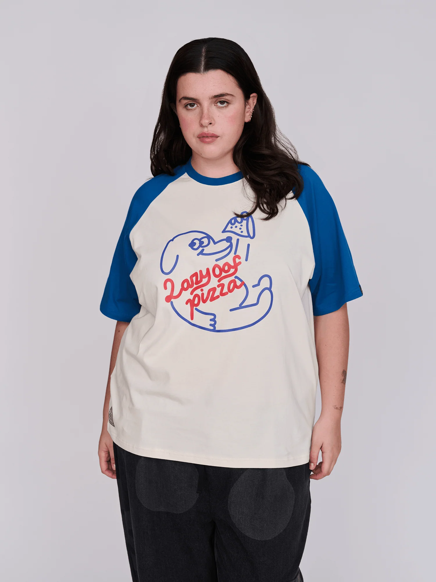 Oaf Pizza Raglan T-Shirt - Image 7
