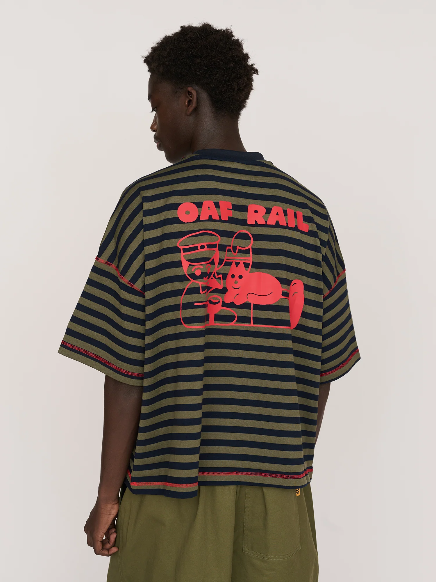 Oaf Rail Big Square T-shirt - Image 10
