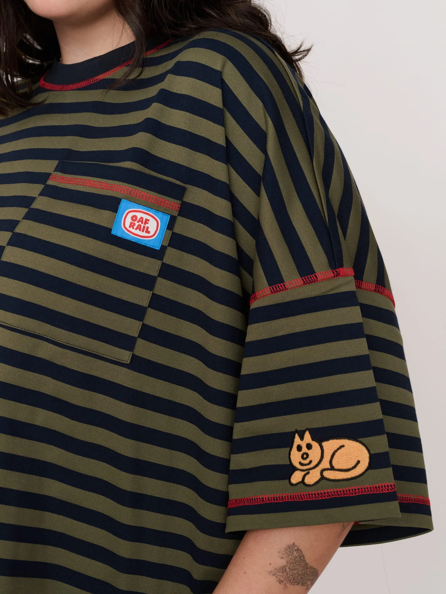 Oaf Rail Big Square T-shirt - Image 6