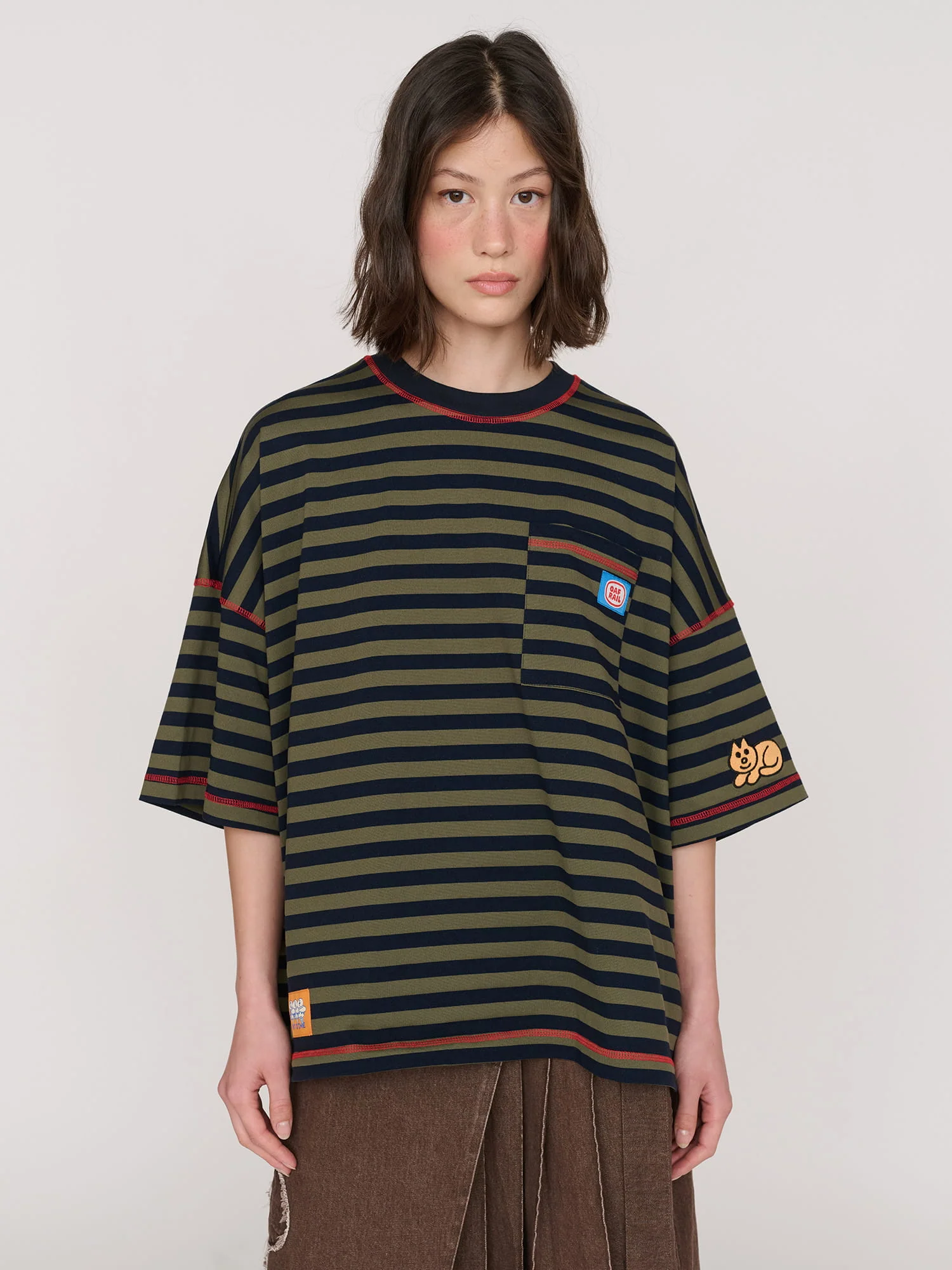 Oaf Rail Big Square T-shirt - Image 7