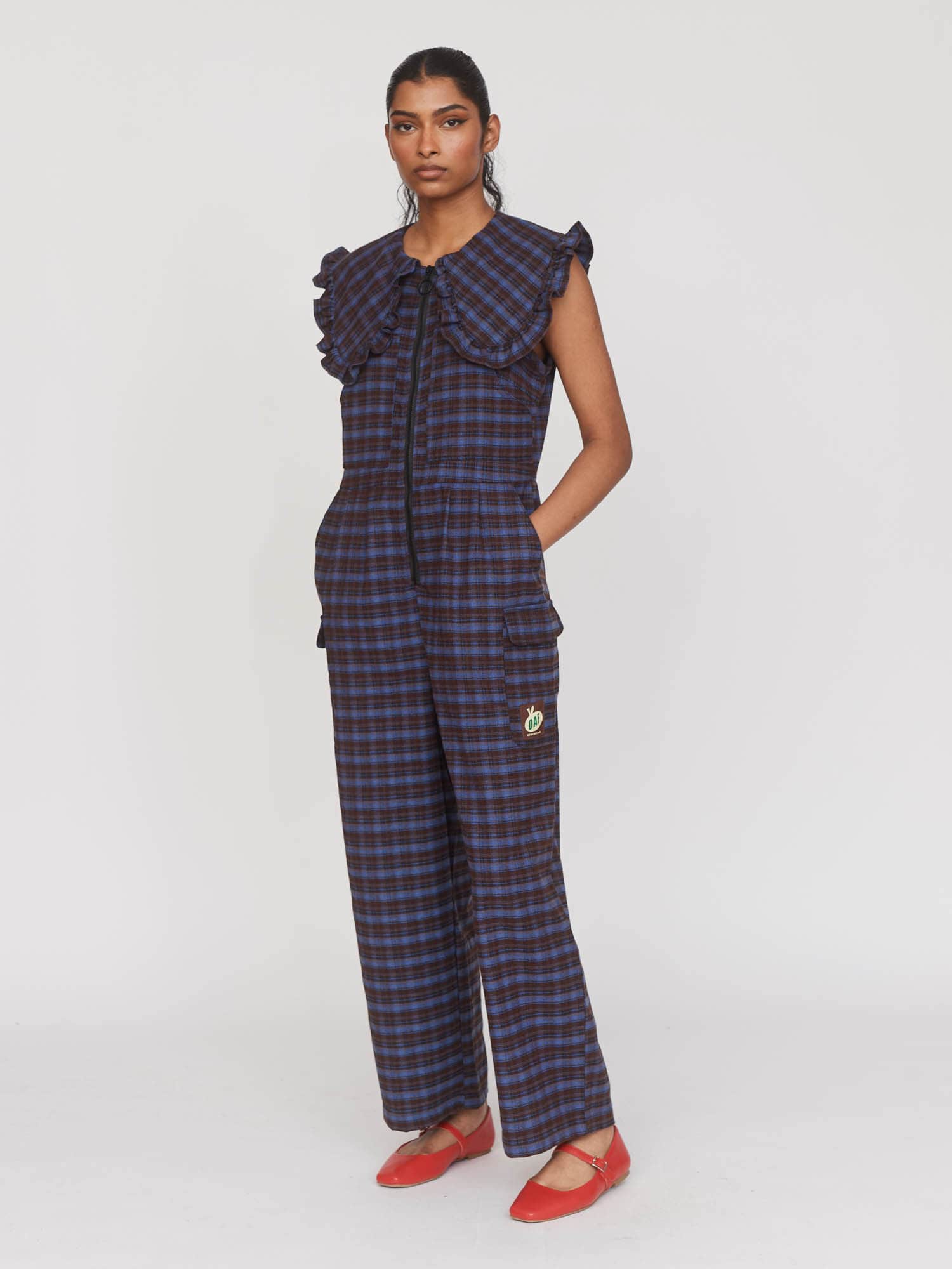 Oaf So Good Big Collar Gilet Jumpsuit
