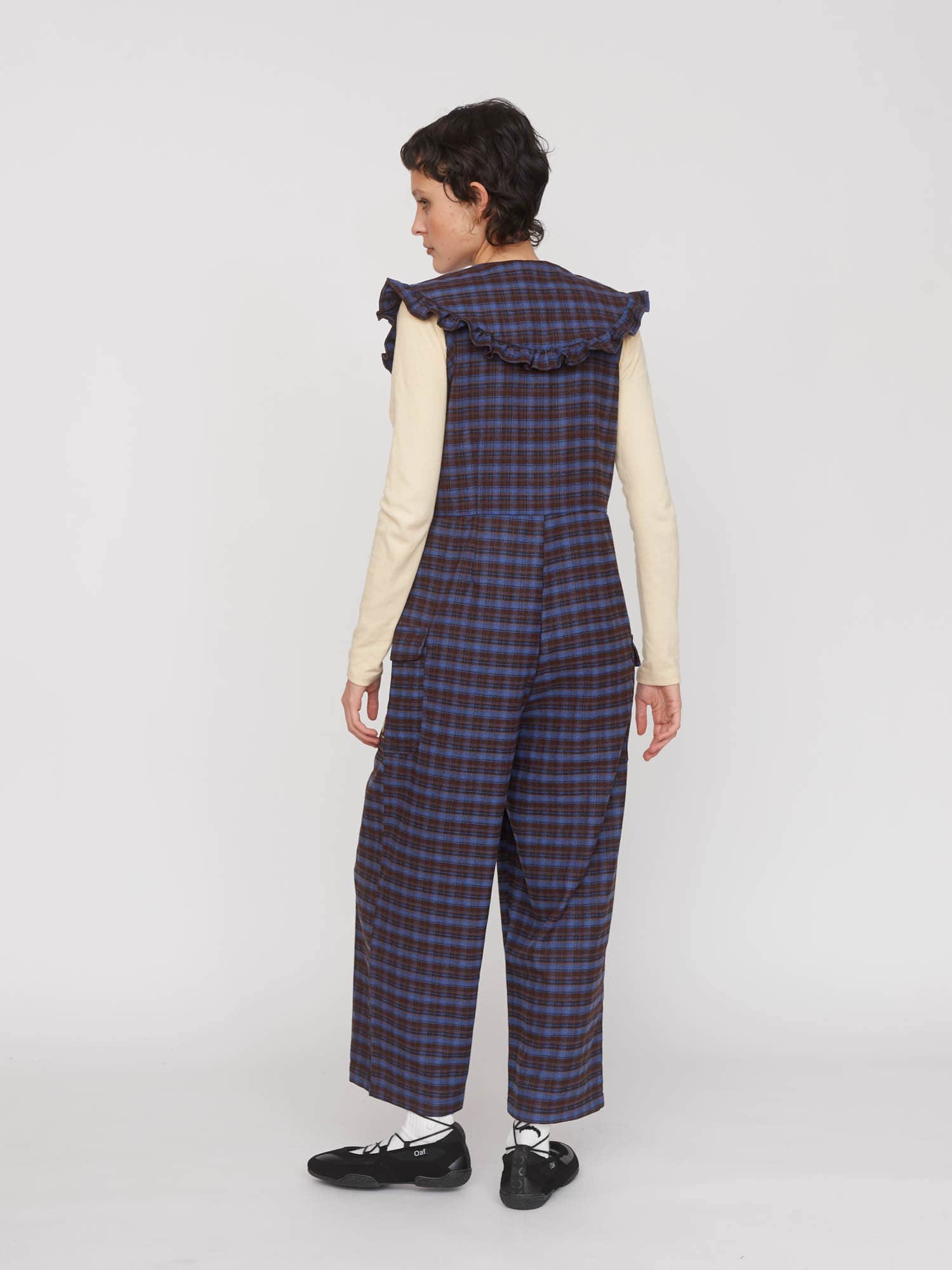 Oaf So Good Big Collar Gilet Jumpsuit - Image 6