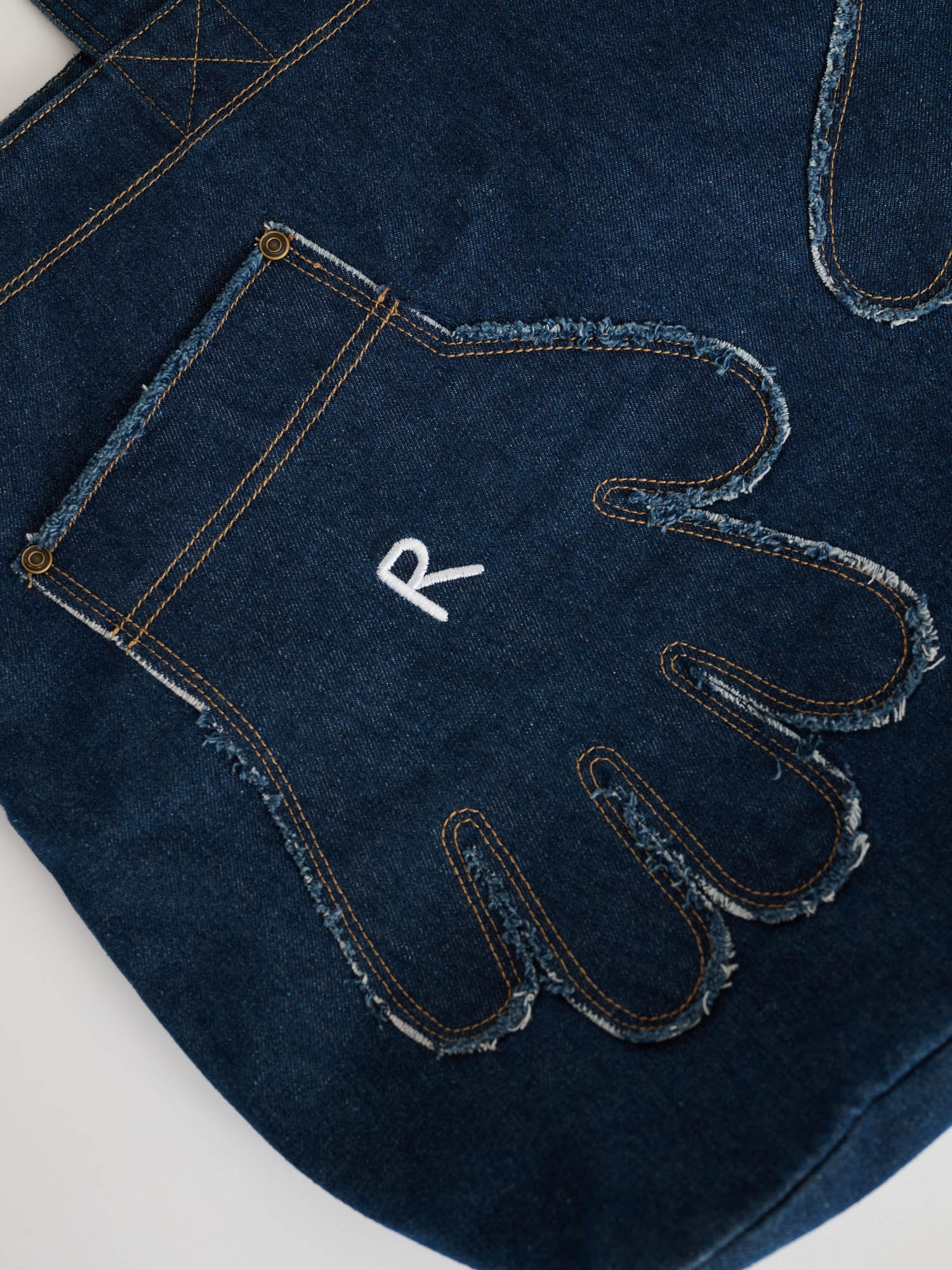 Out Of Hand Denim Tote Bag - Image 4