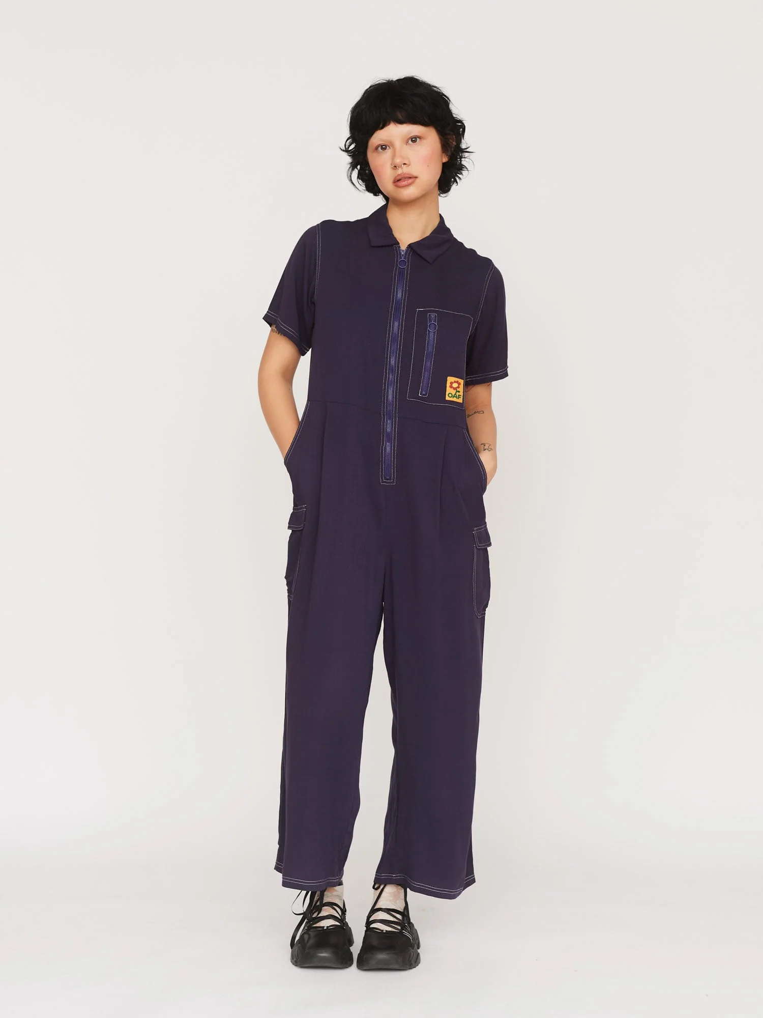 Out of Oaffice Smock Jumpsuit