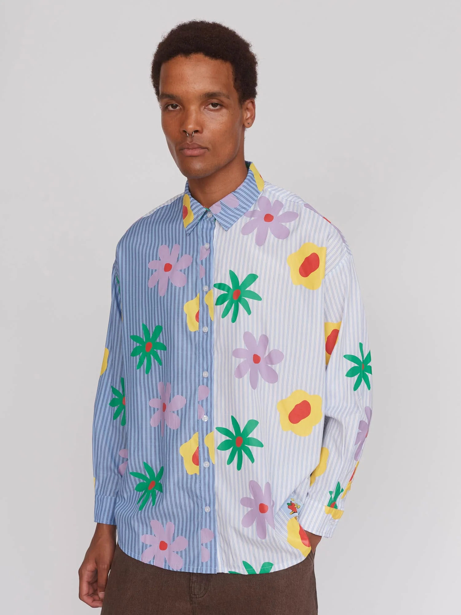 Outsiders Division x Lazy Oaf Flowered Shirt - Image 7