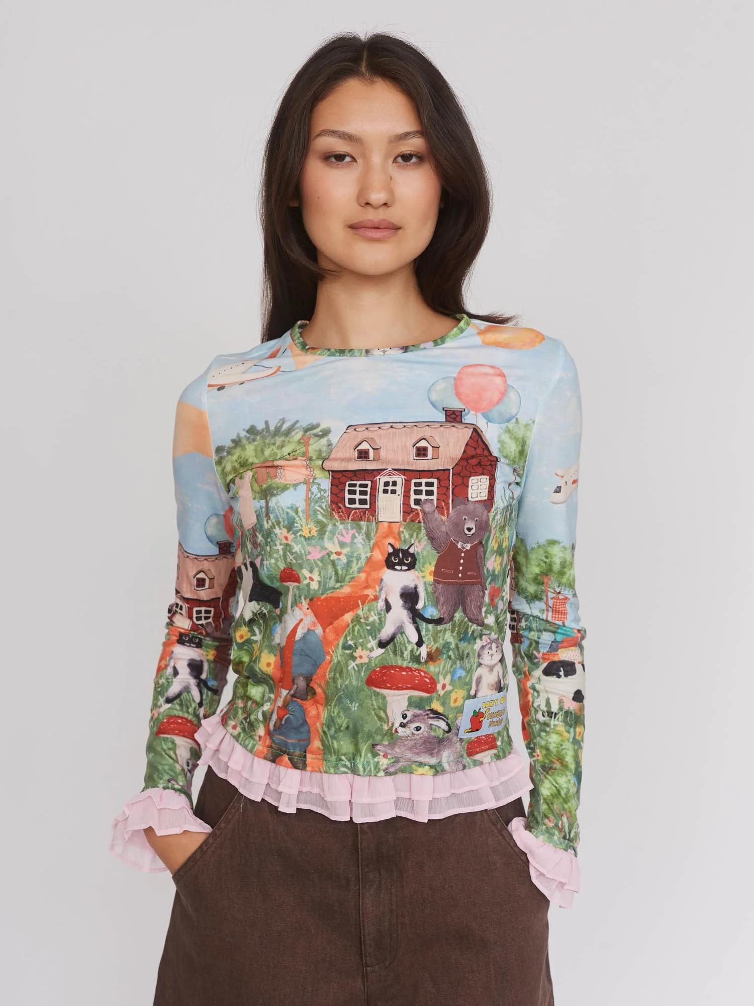 Outsiders Division x Lazy Oaf Garden Top