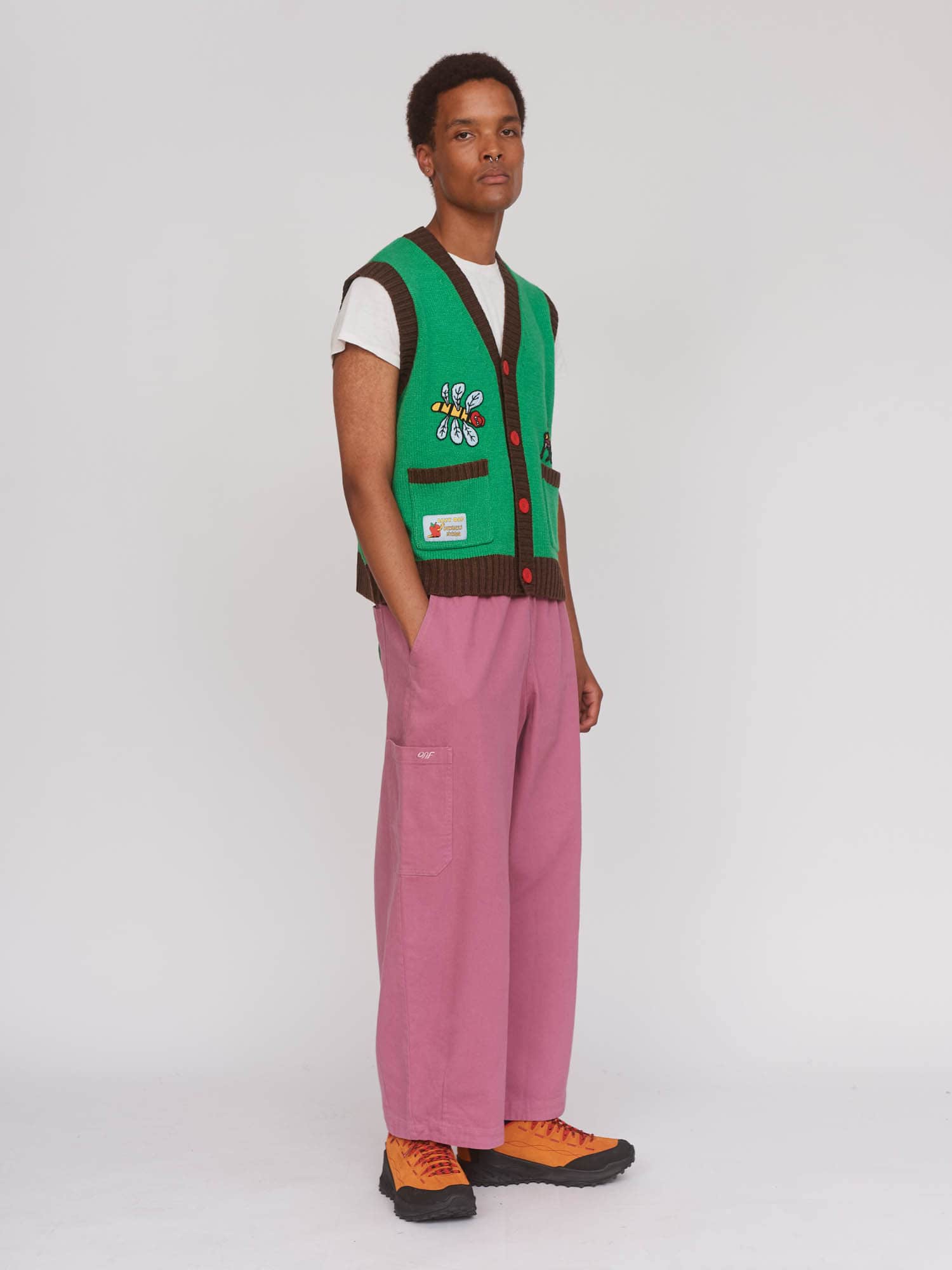 Outsiders Division x Lazy Oaf Knitted Vest - Image 7