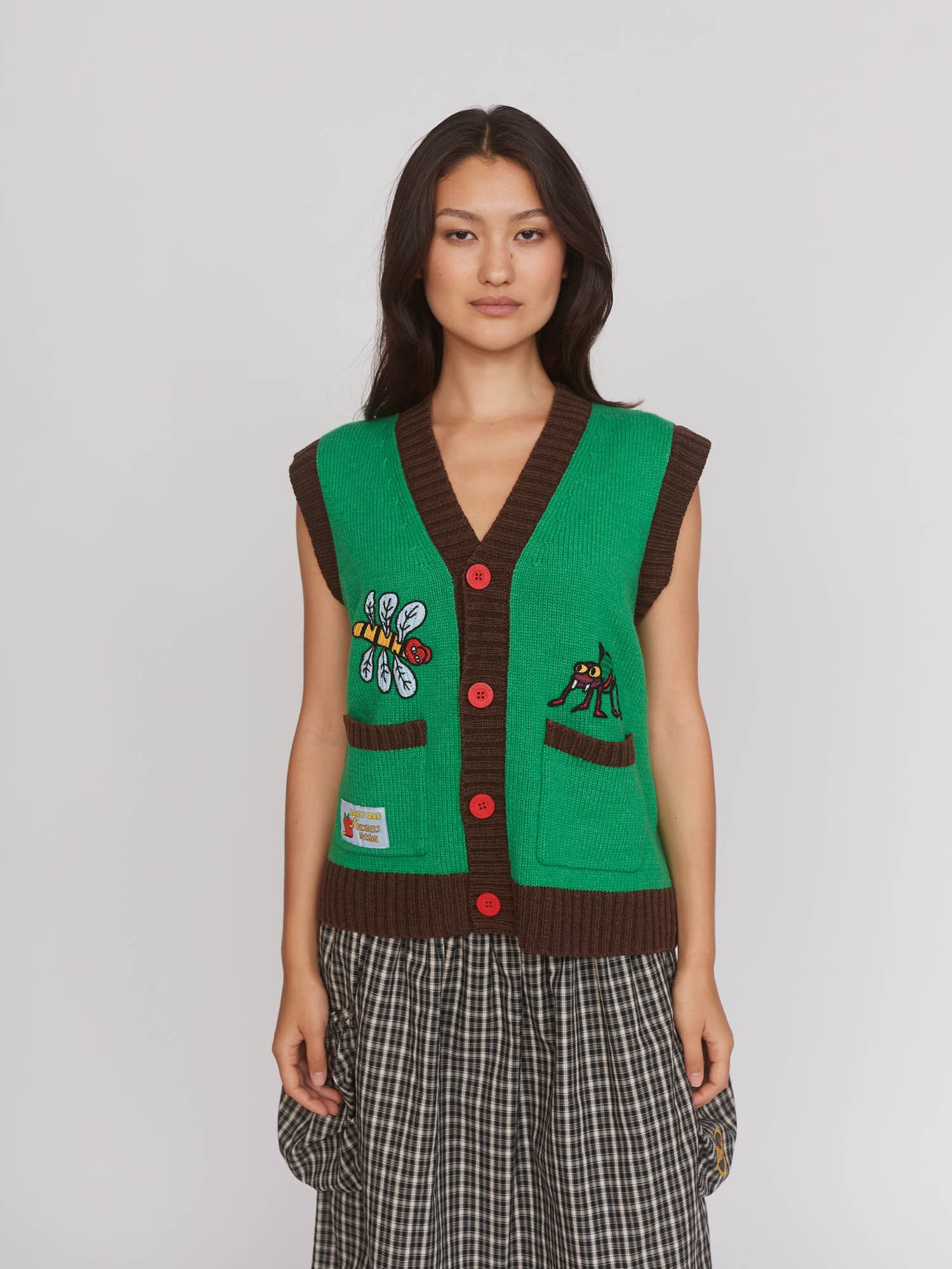 Outsiders Division x Lazy Oaf Knitted Vest - Image 8