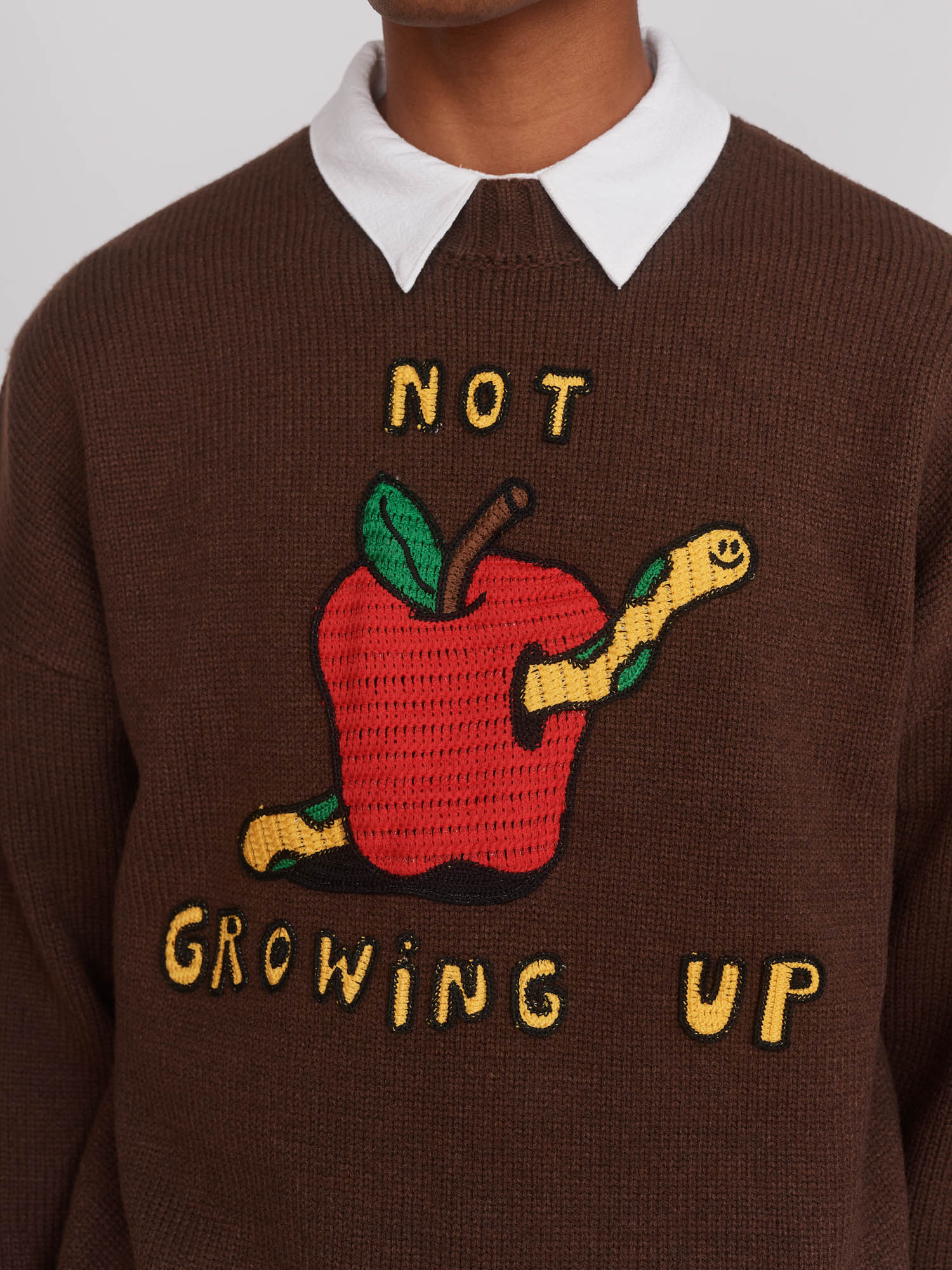 Outsiders Division x Lazy Oaf Not Growing Up Jumper - Image 4