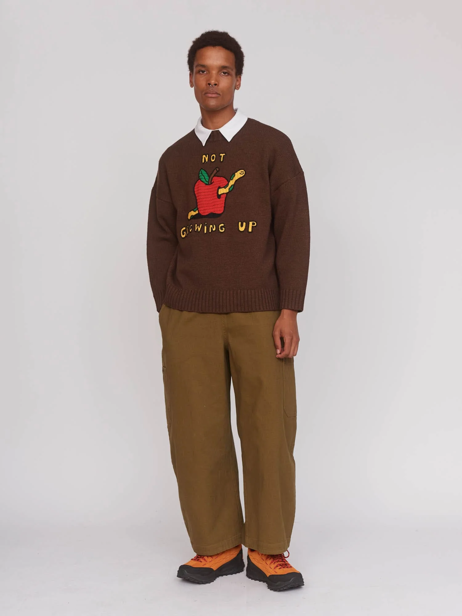 Outsiders Division x Lazy Oaf Not Growing Up Jumper - Image 6
