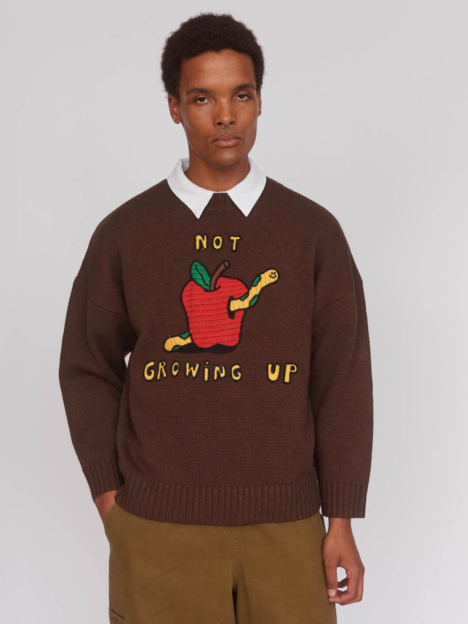 Outsiders Division x Lazy Oaf Not Growing Up Jumper - Image 7