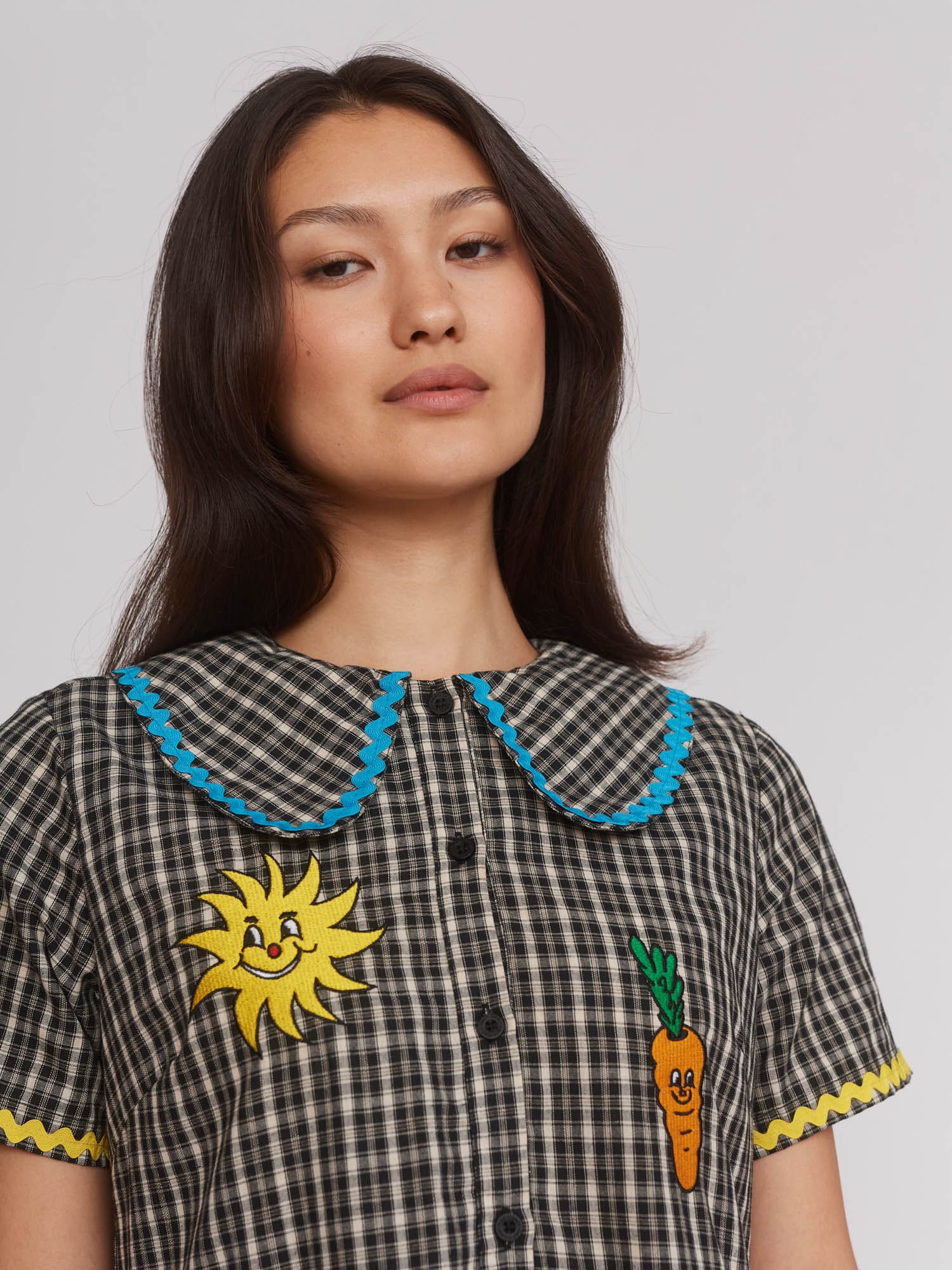 Outsiders Division x Lazy Oaf Ric Rac Dress - Image 3