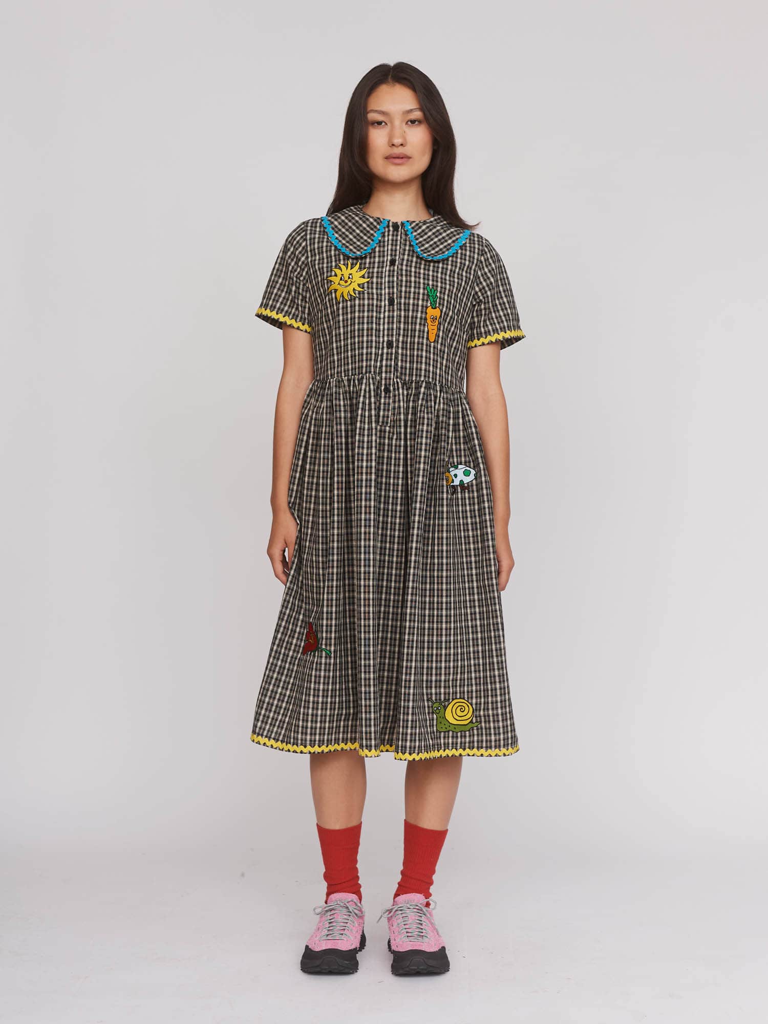 Outsiders Division x Lazy Oaf Ric Rac Dress - Image 5
