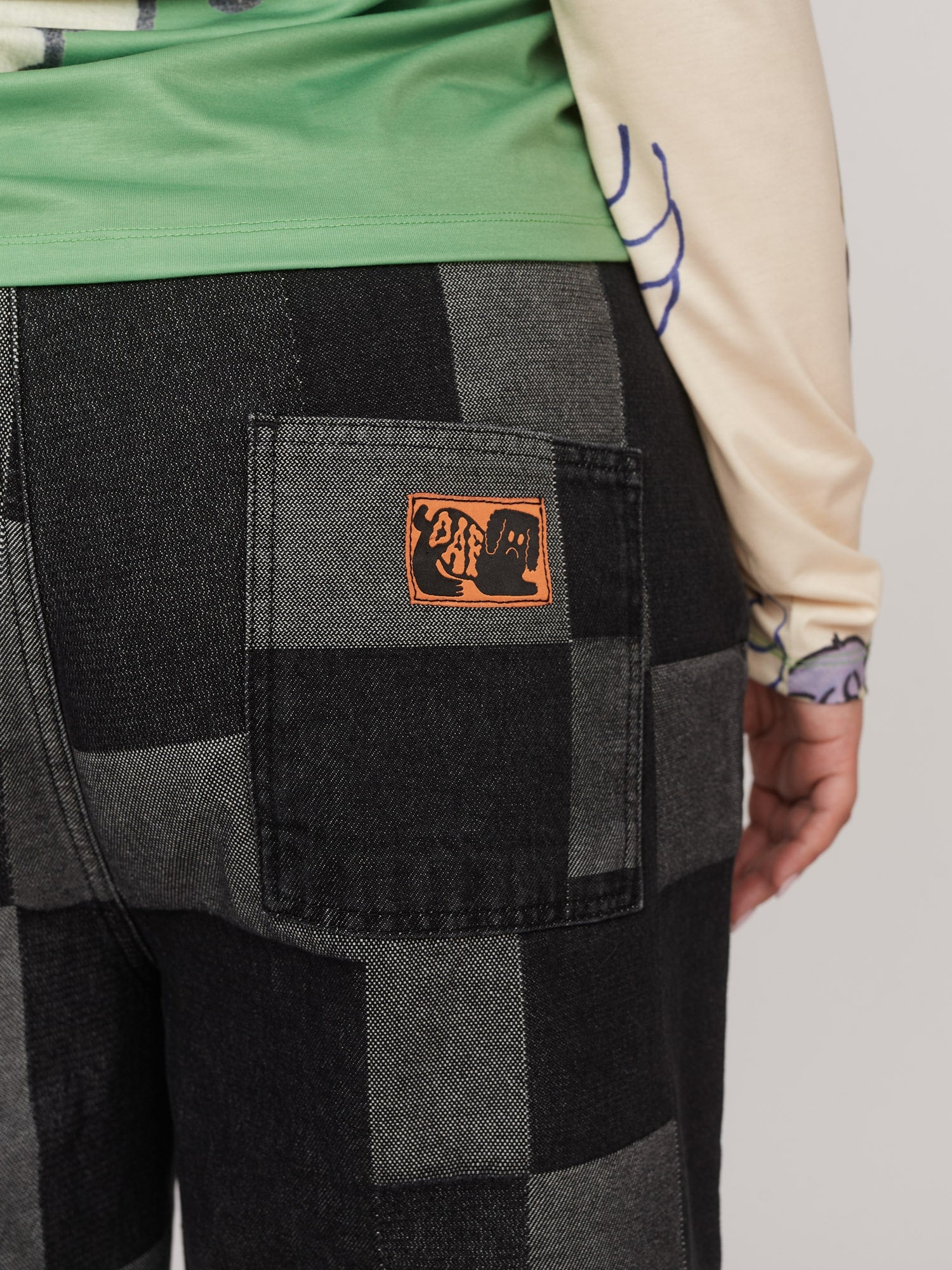 Patchwork Denim Jeans - Image 3