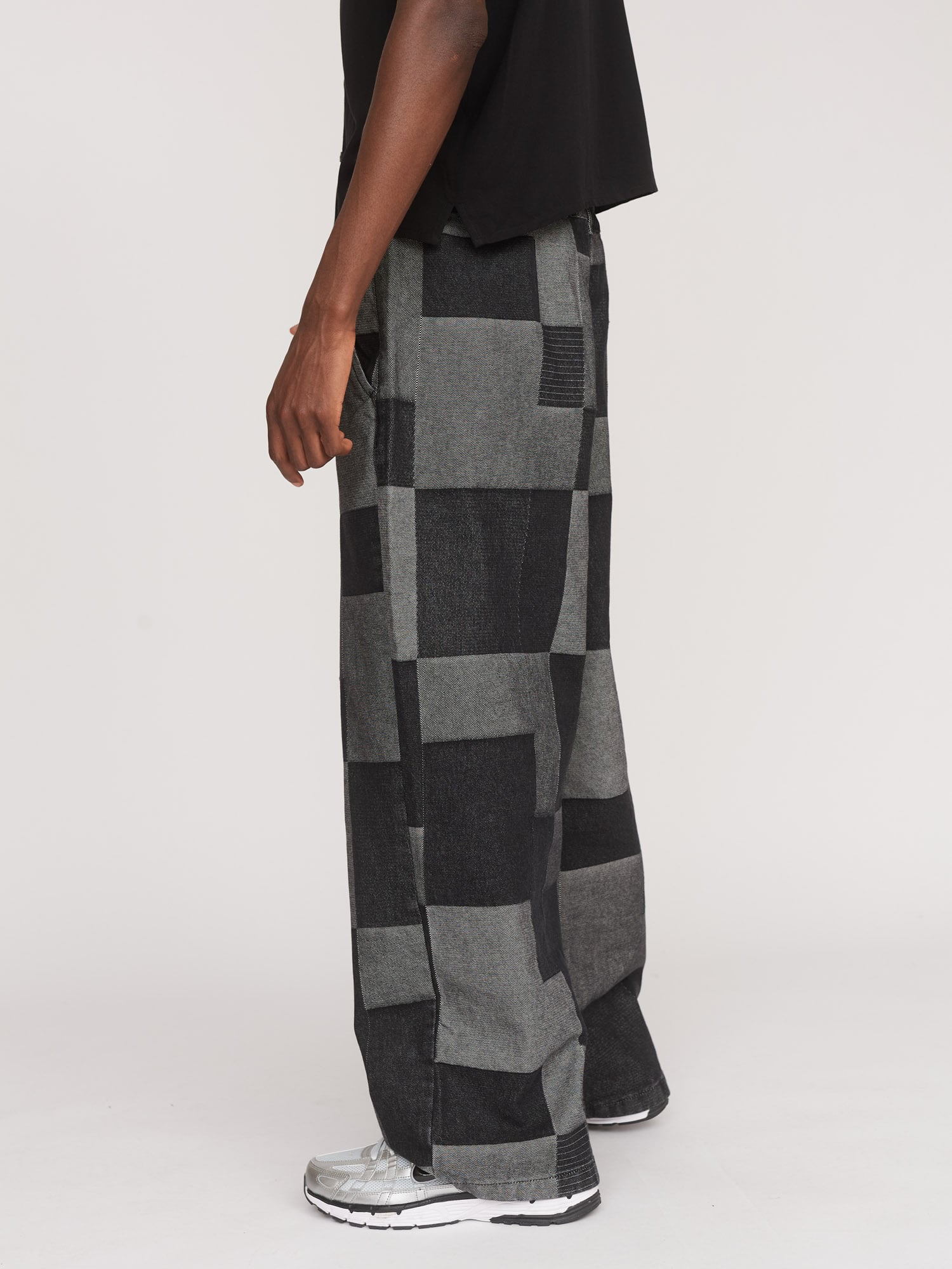Patchwork Denim Jeans - Image 5